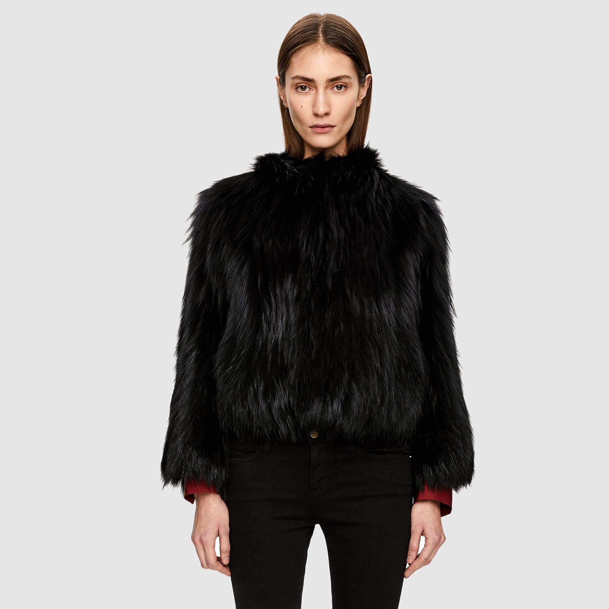Fox Fur Cropped Coat