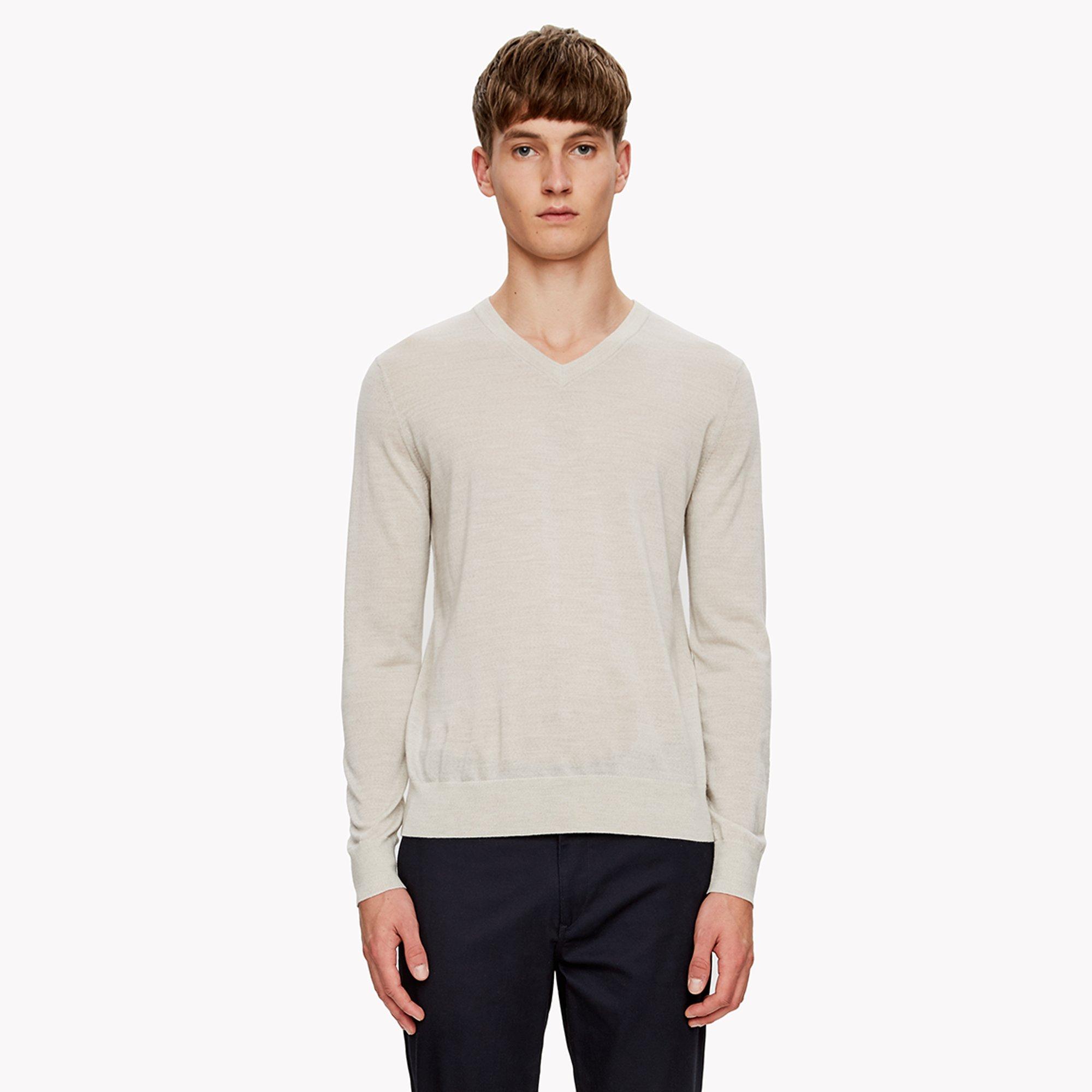 Feather Merino V-neck