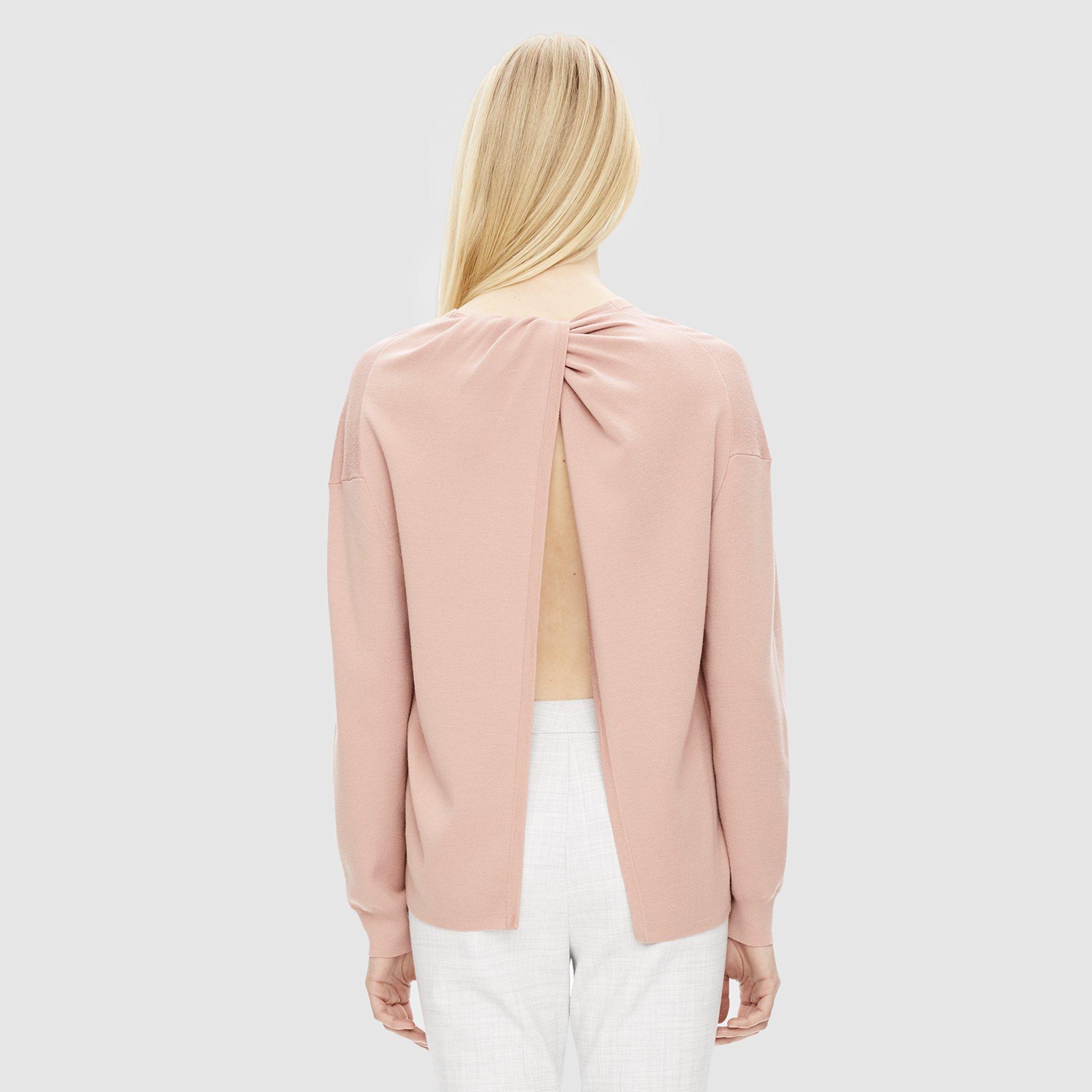 Twist-Back Sweater