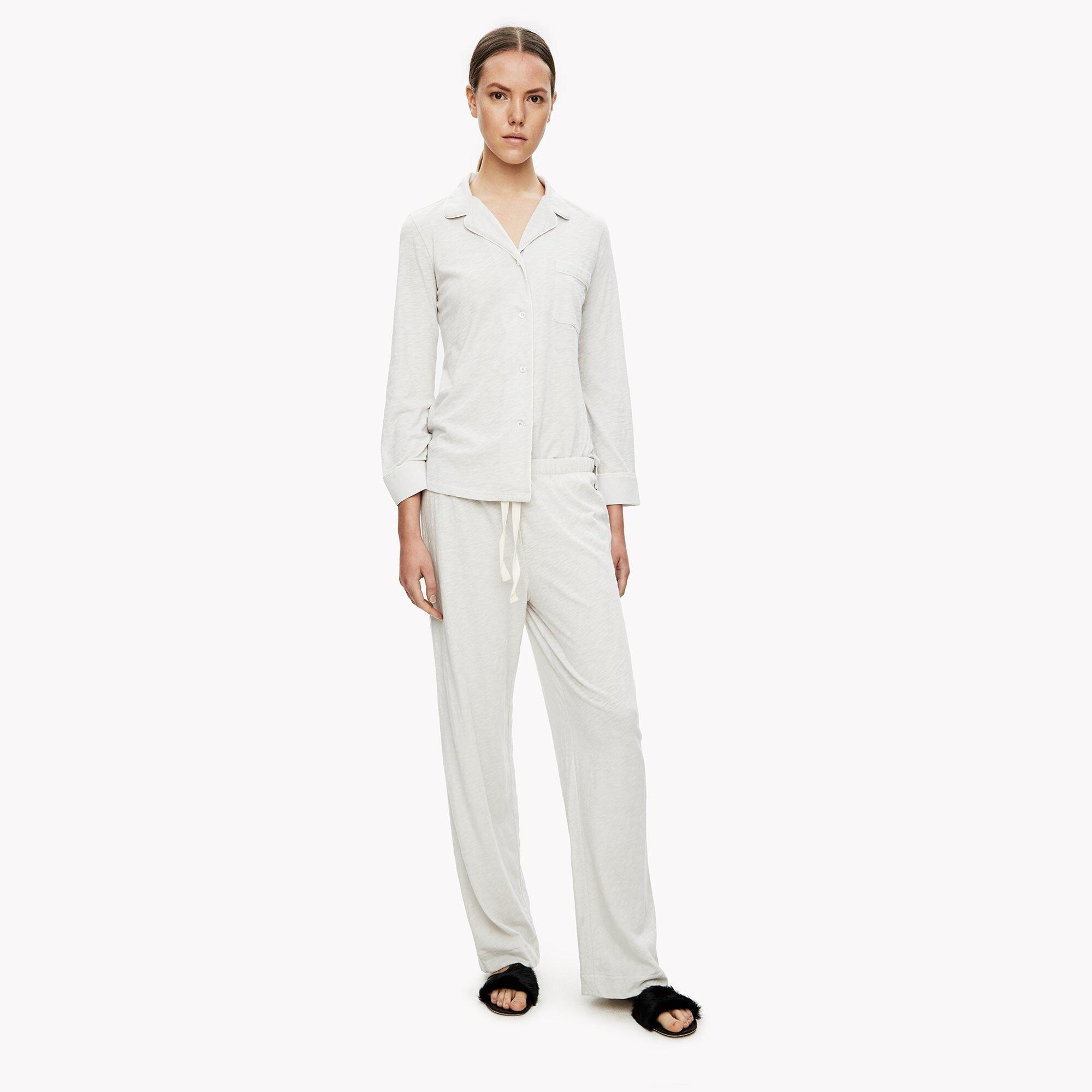 Slub Cotton Pajama Set