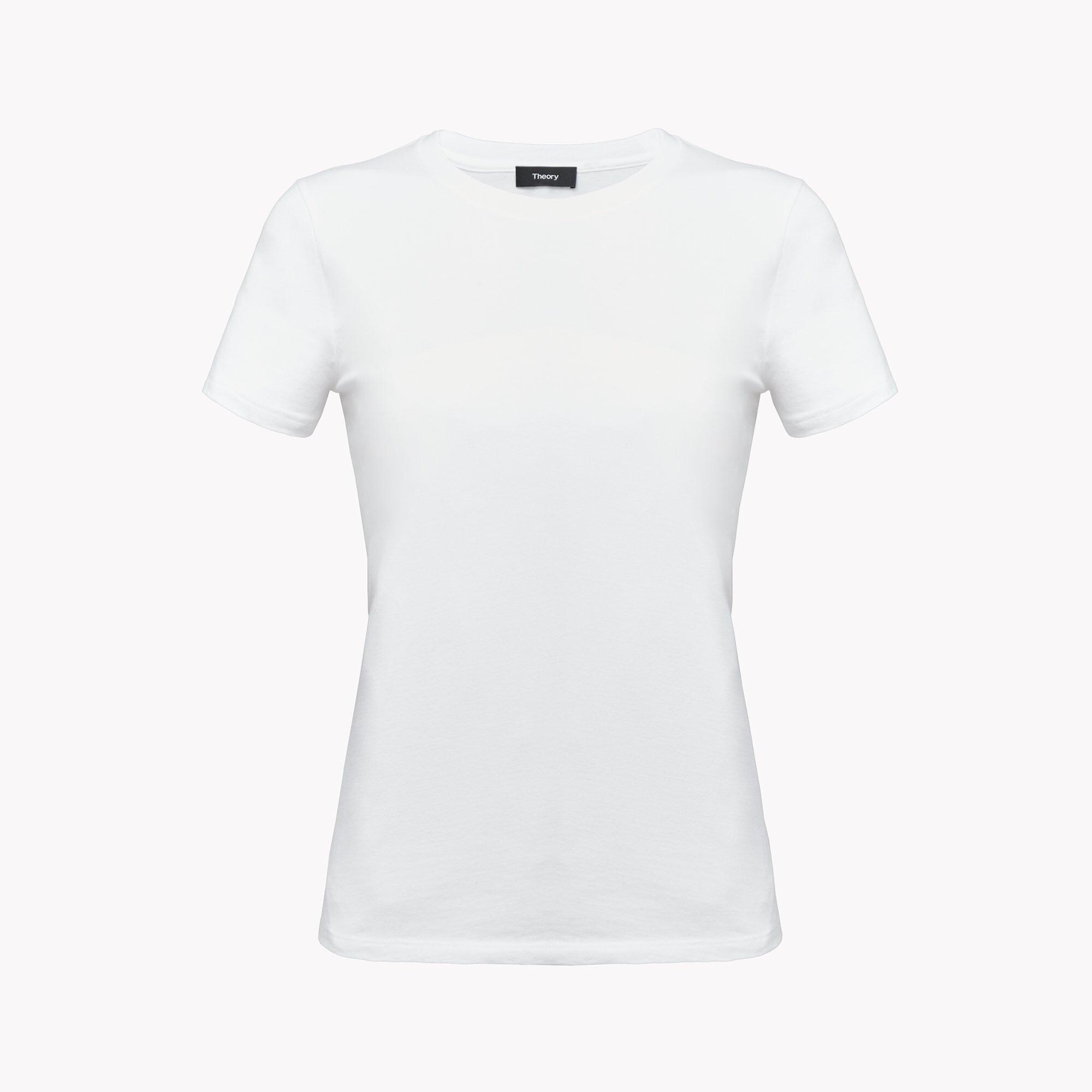 Stretch Cotton Cap Tee