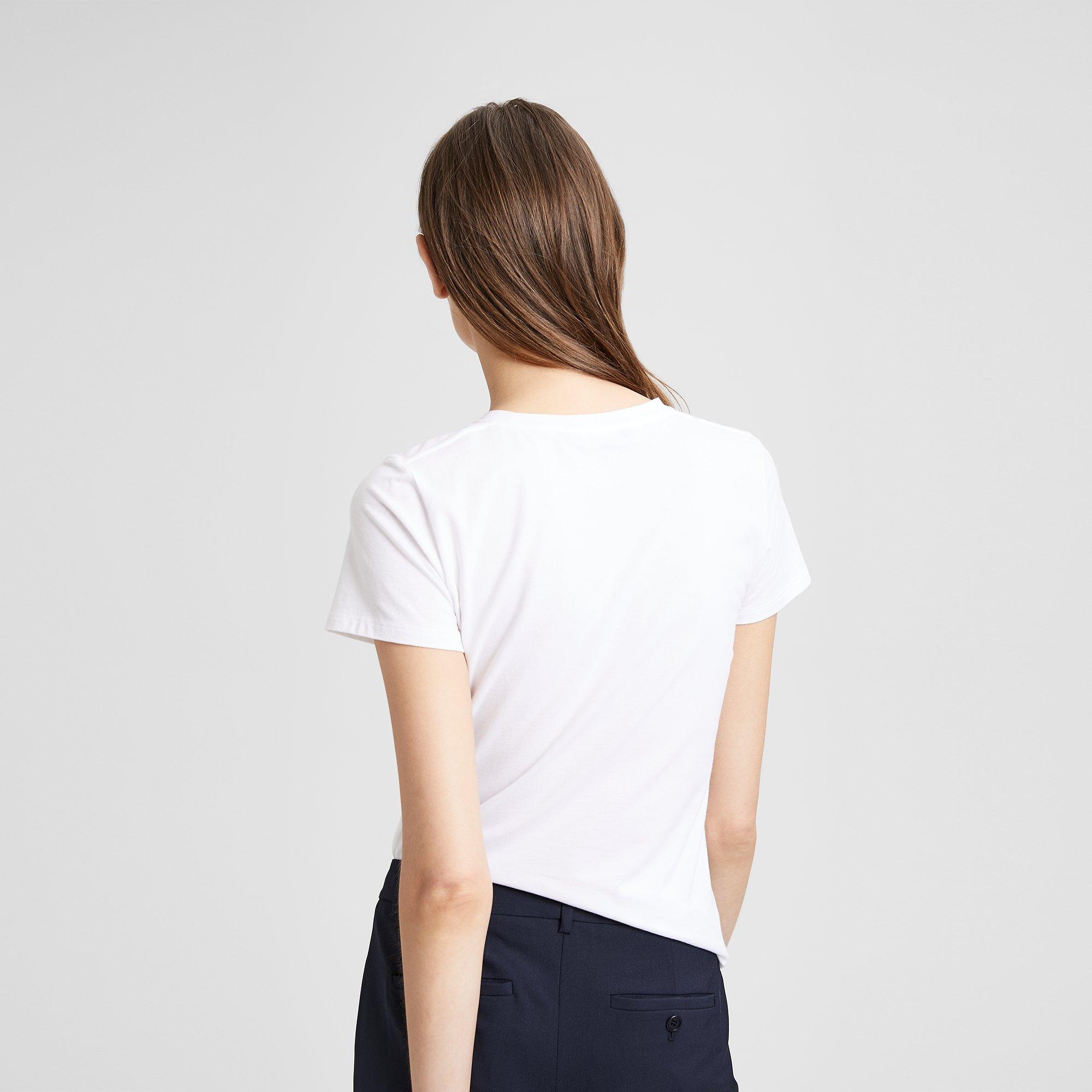 Stretch Cotton Cap Tee