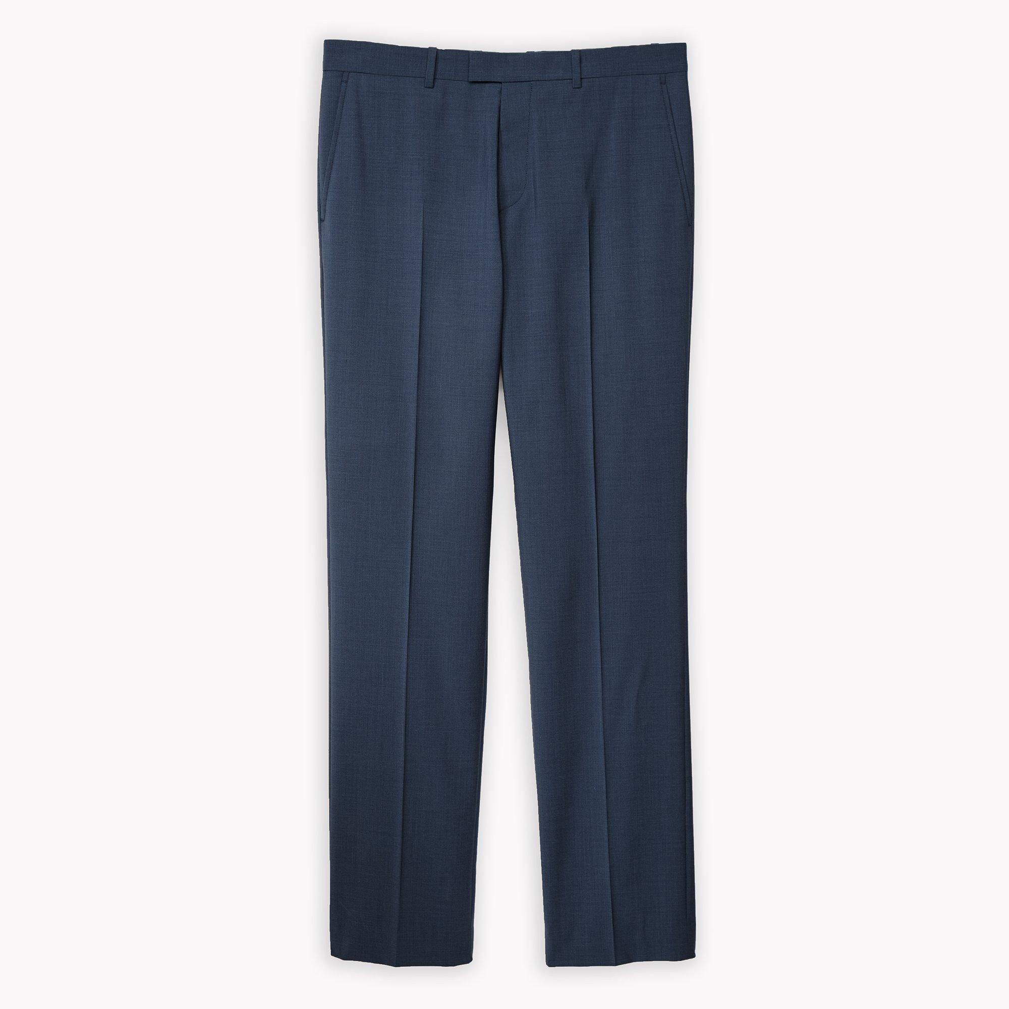 Wool Micro-Check Pant