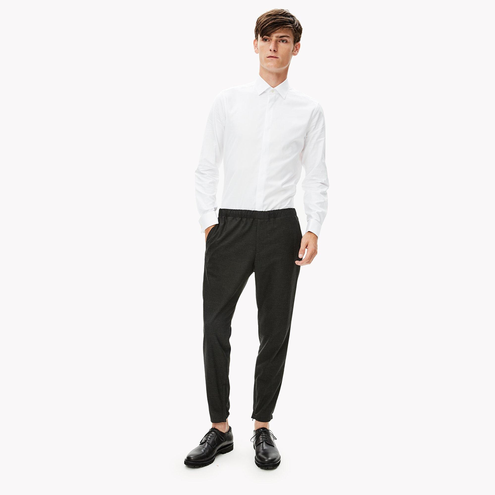 Cotton Sateen Slim Shirt
