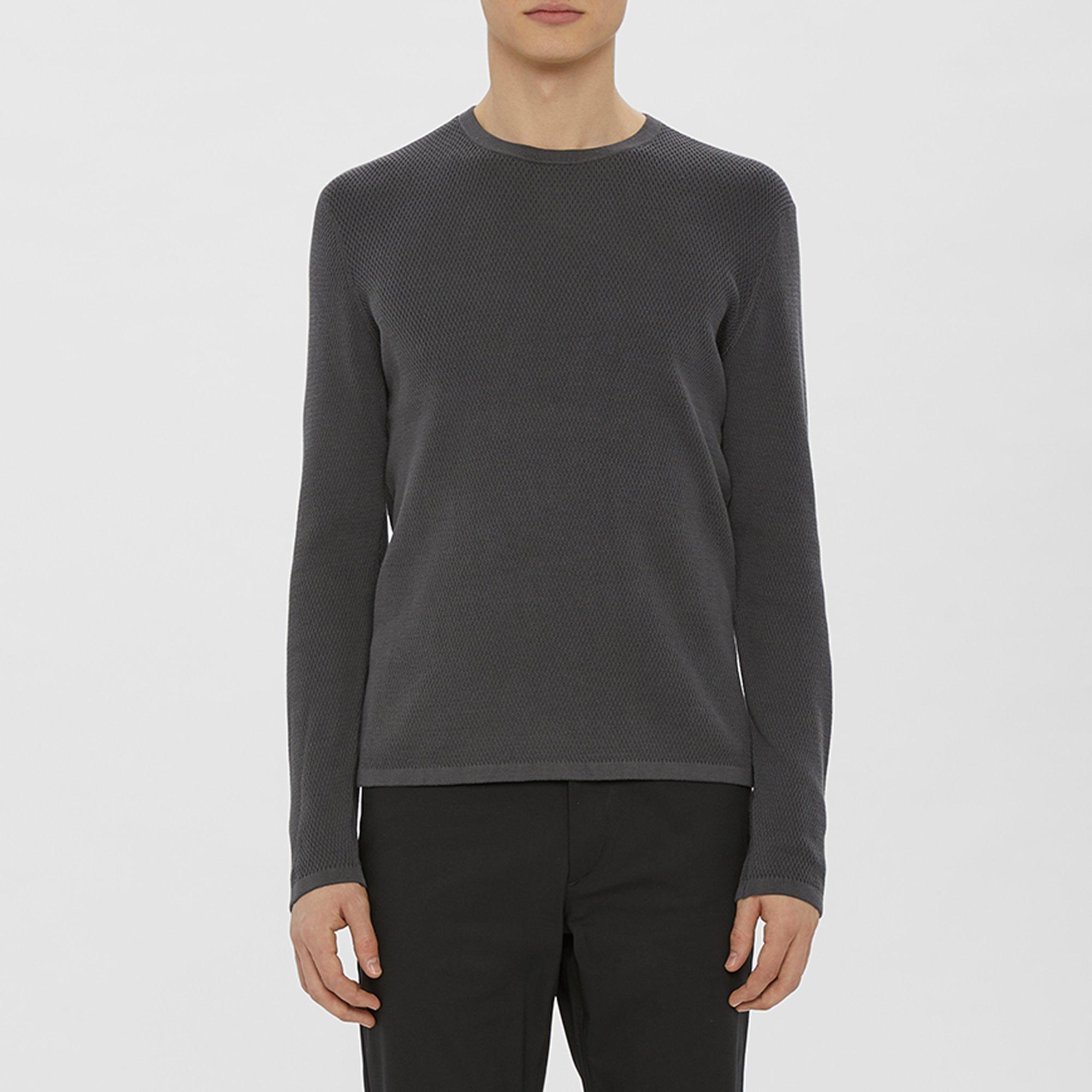 Waffle Crewneck Sweater