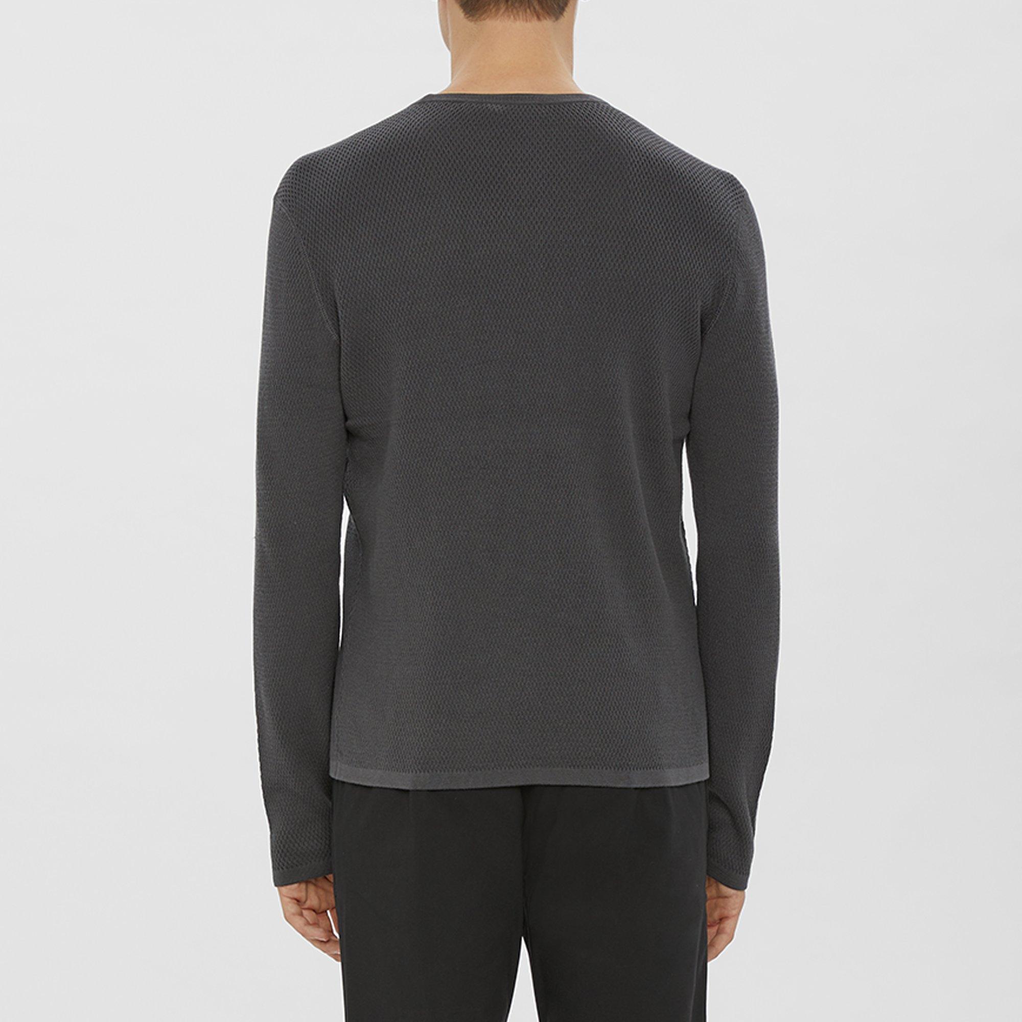 Waffle Crewneck Sweater