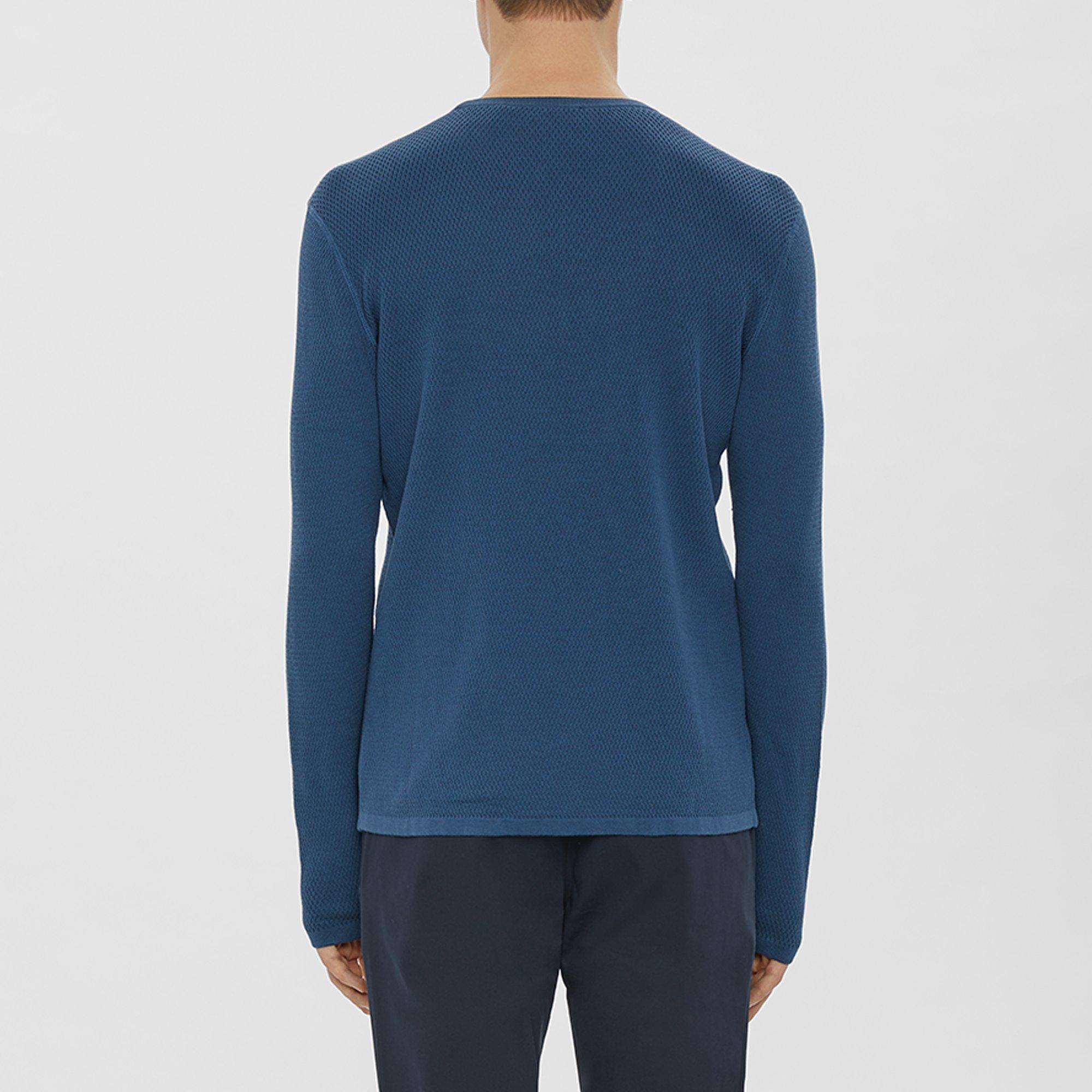 Waffle Crewneck Sweater