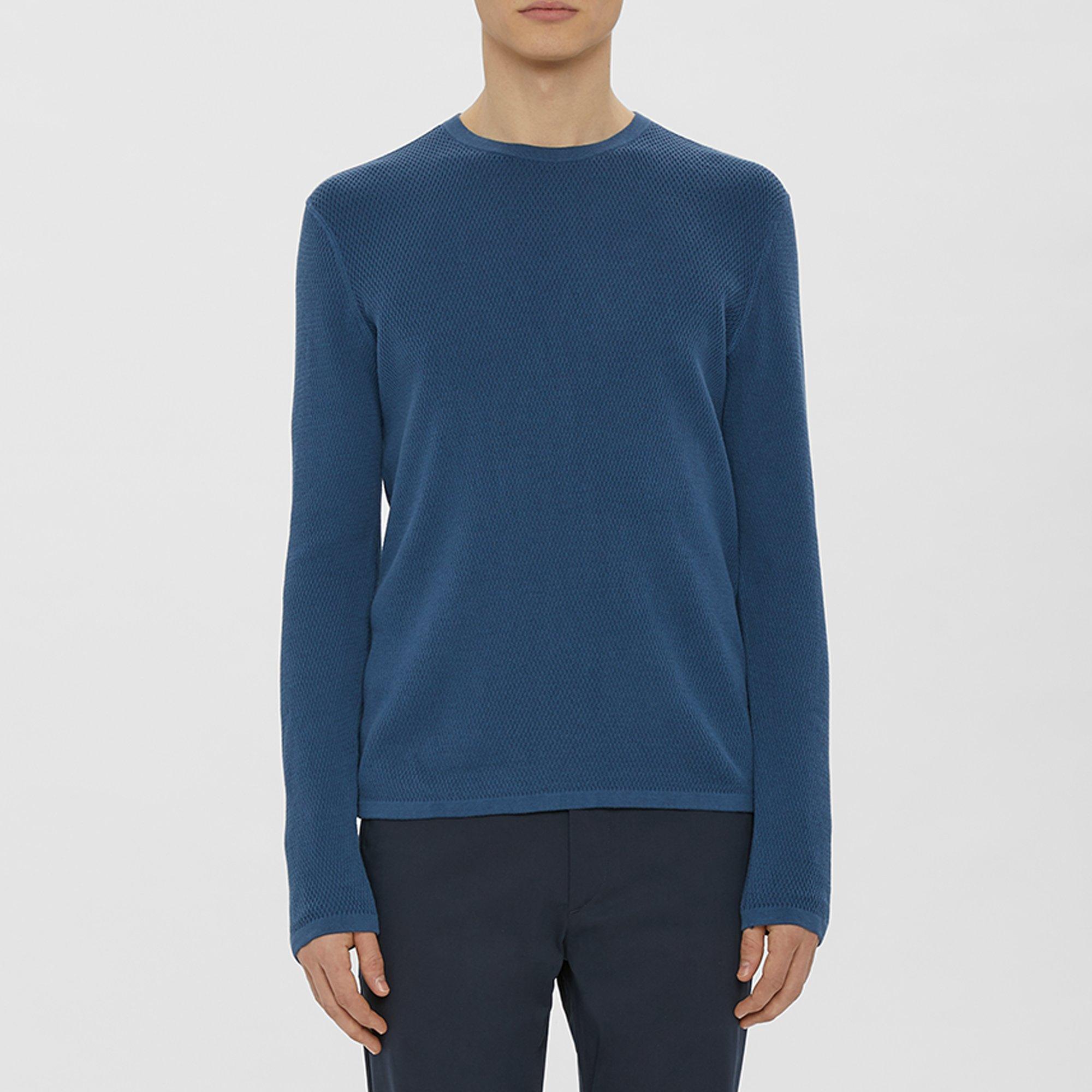 Waffle Crewneck Sweater