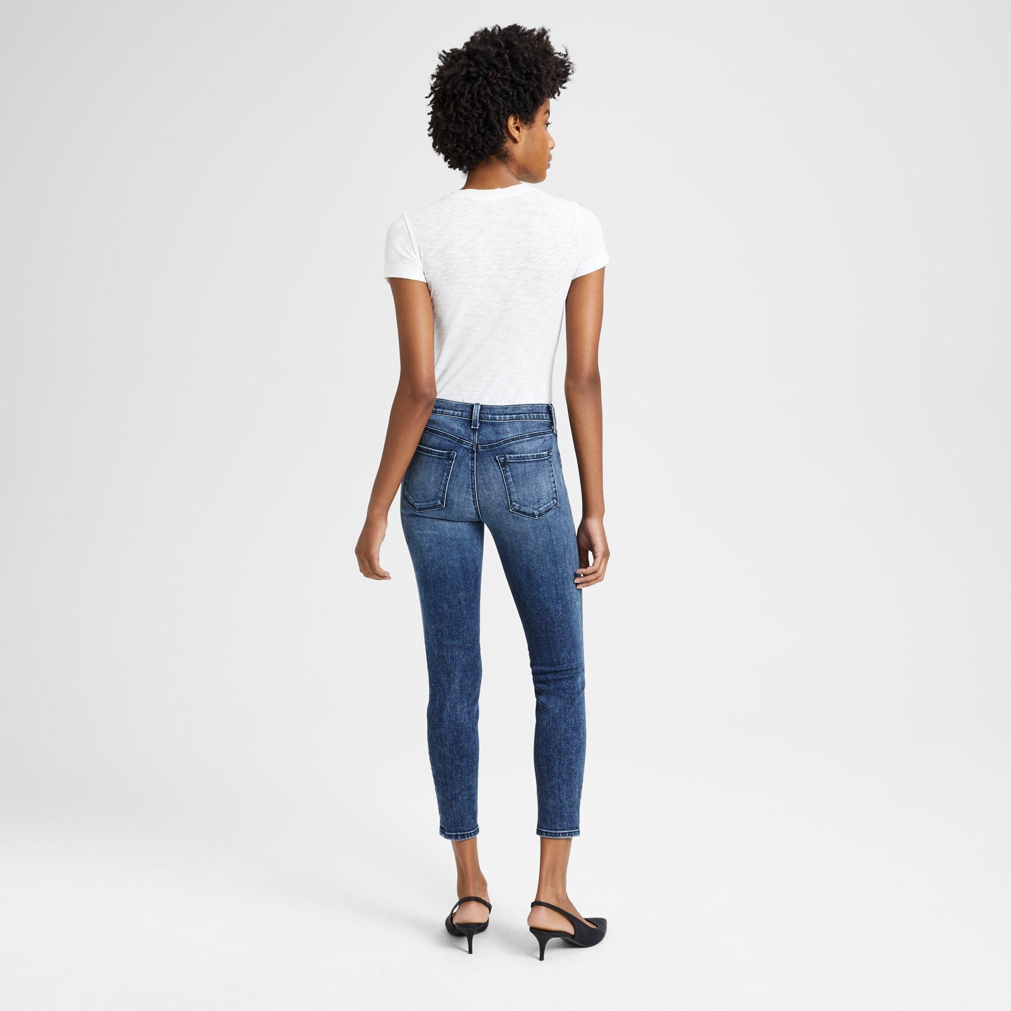 J Brand Mid-Rise Cropped Skinny Jean
