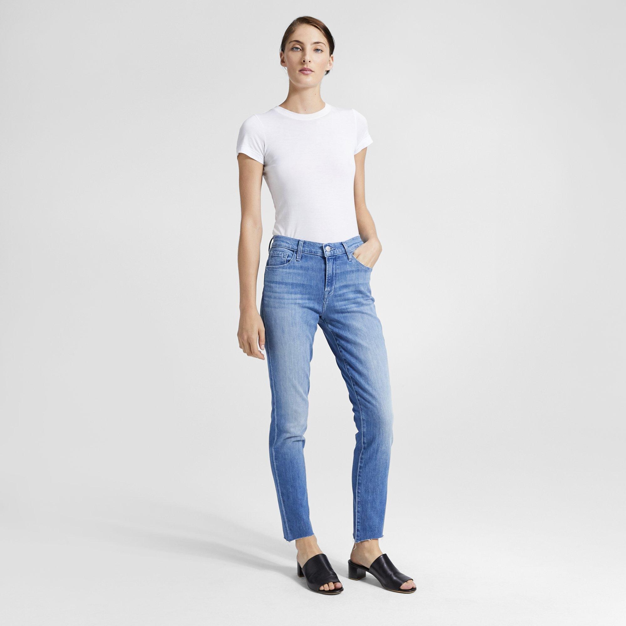 Theory Official Site  J Brand Ruby High-Rise Crop Jean