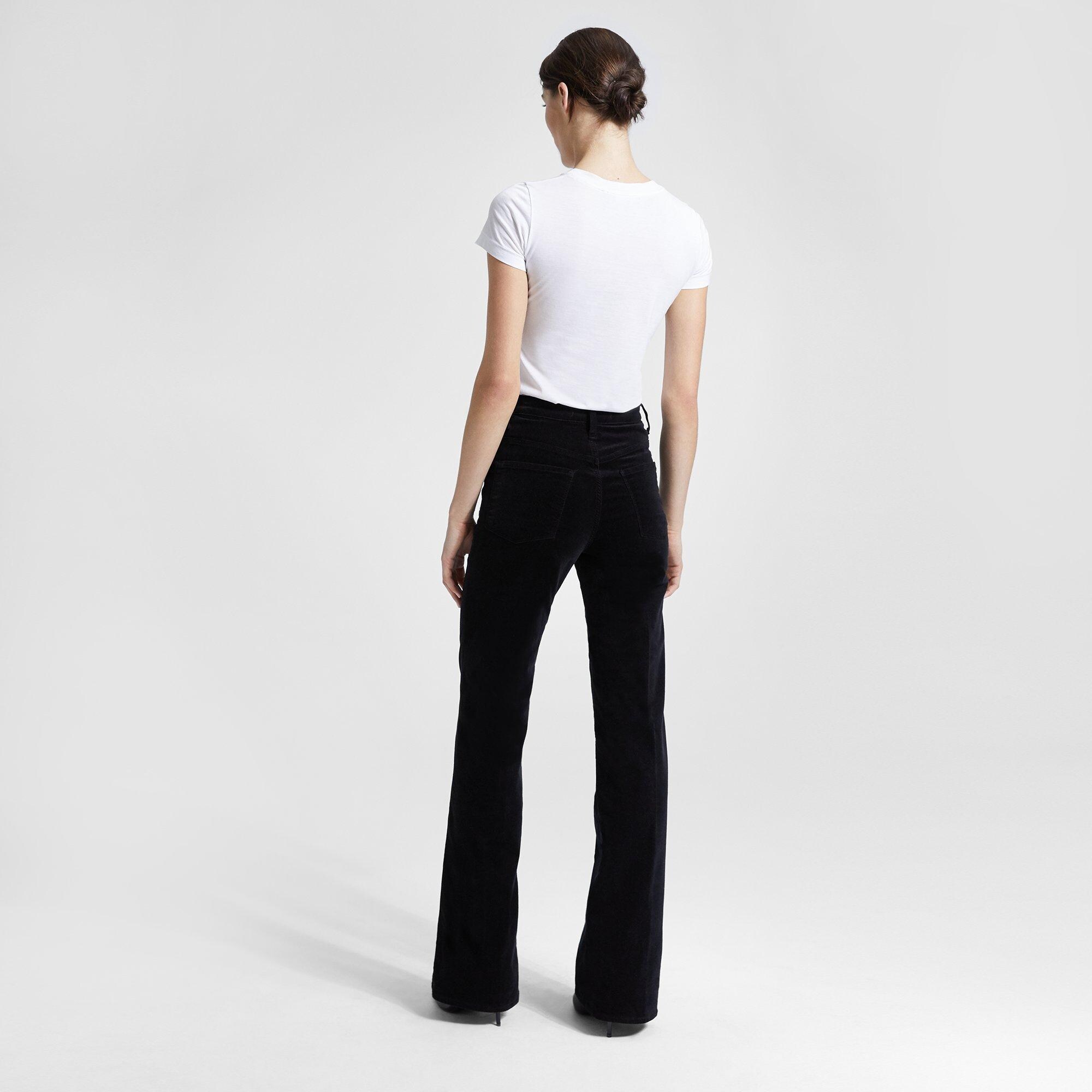 J Brand Velvet Joan Wide-Leg Pant