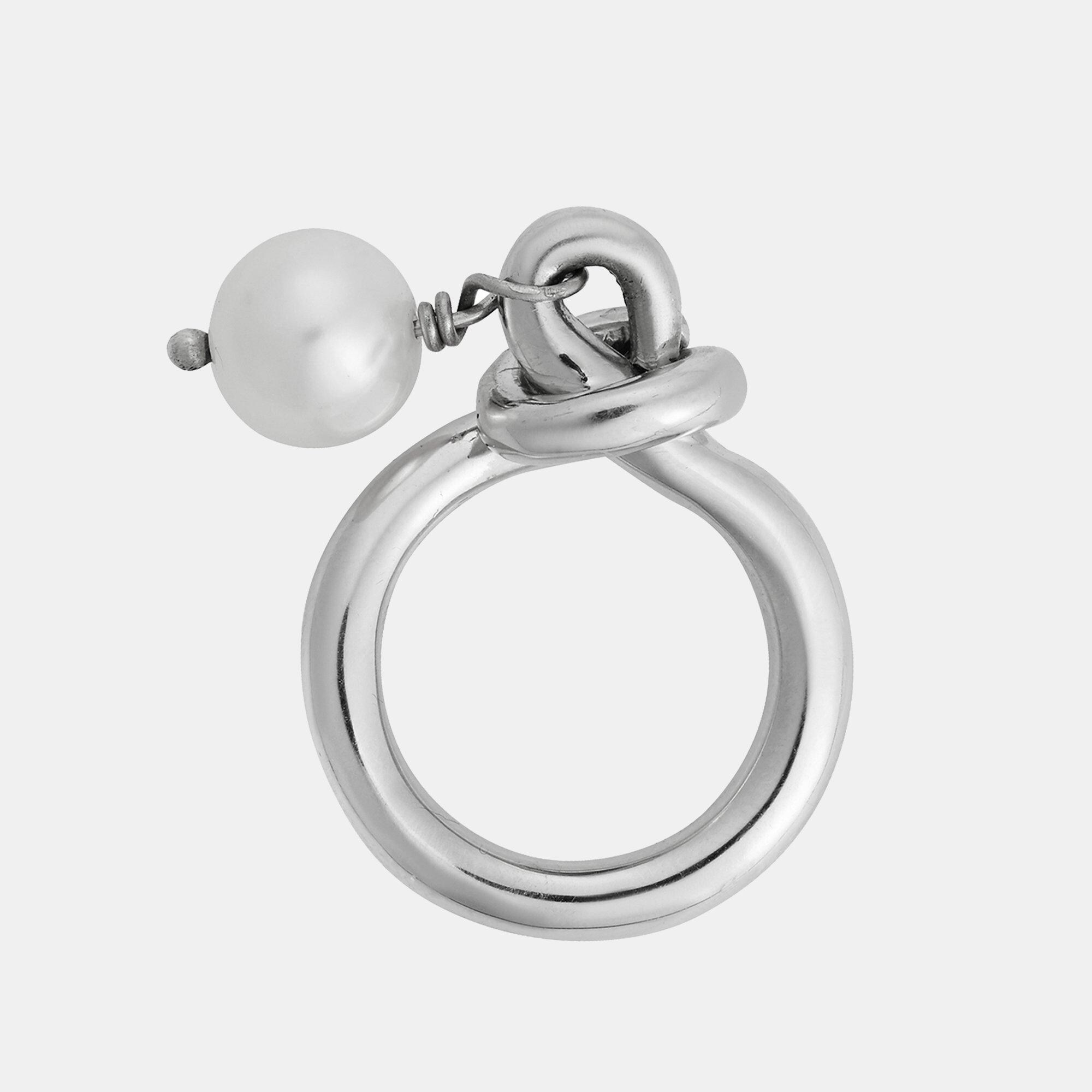 Ileana Makri Knot Ring With Pearl