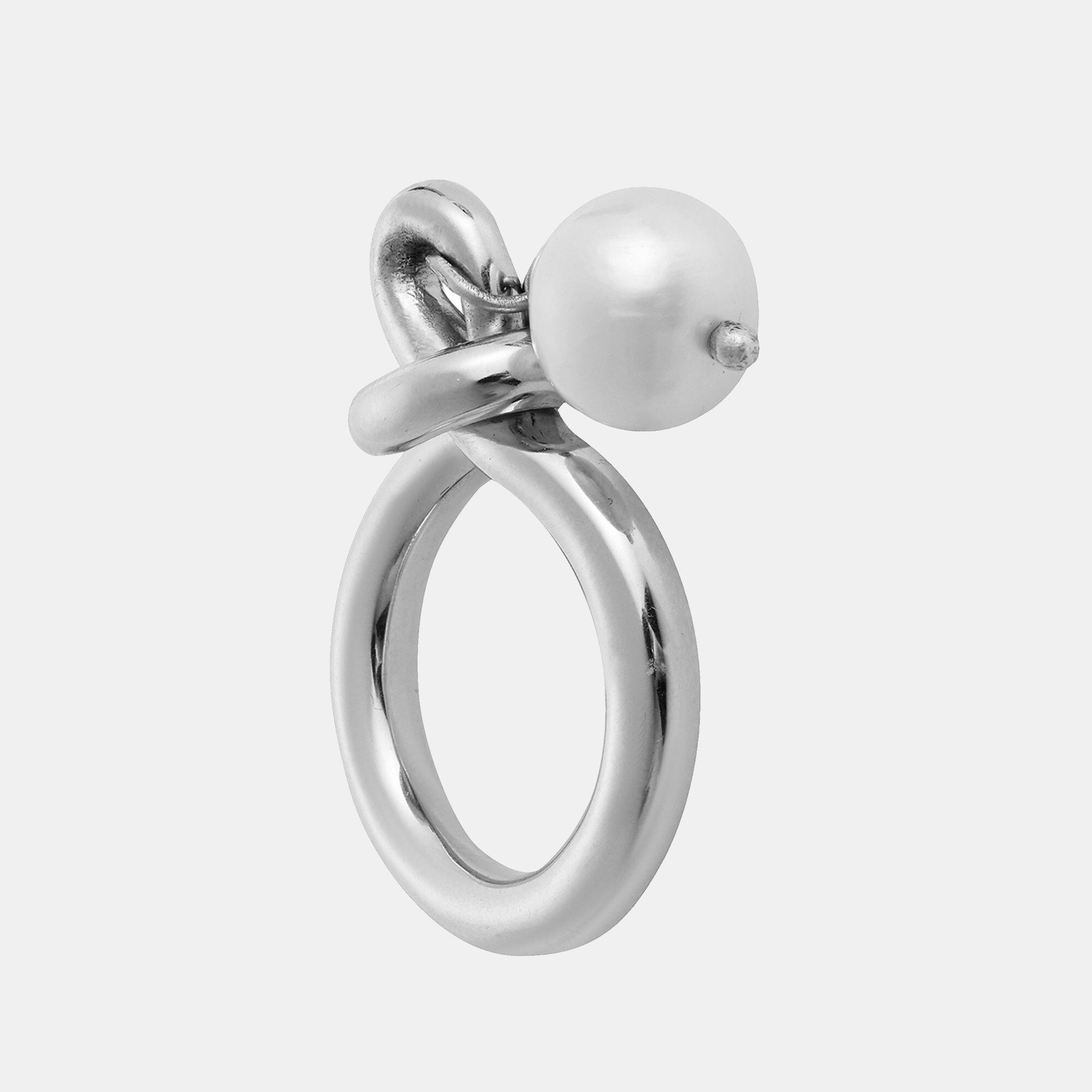 Ileana Makri Knot Ring With Pearl