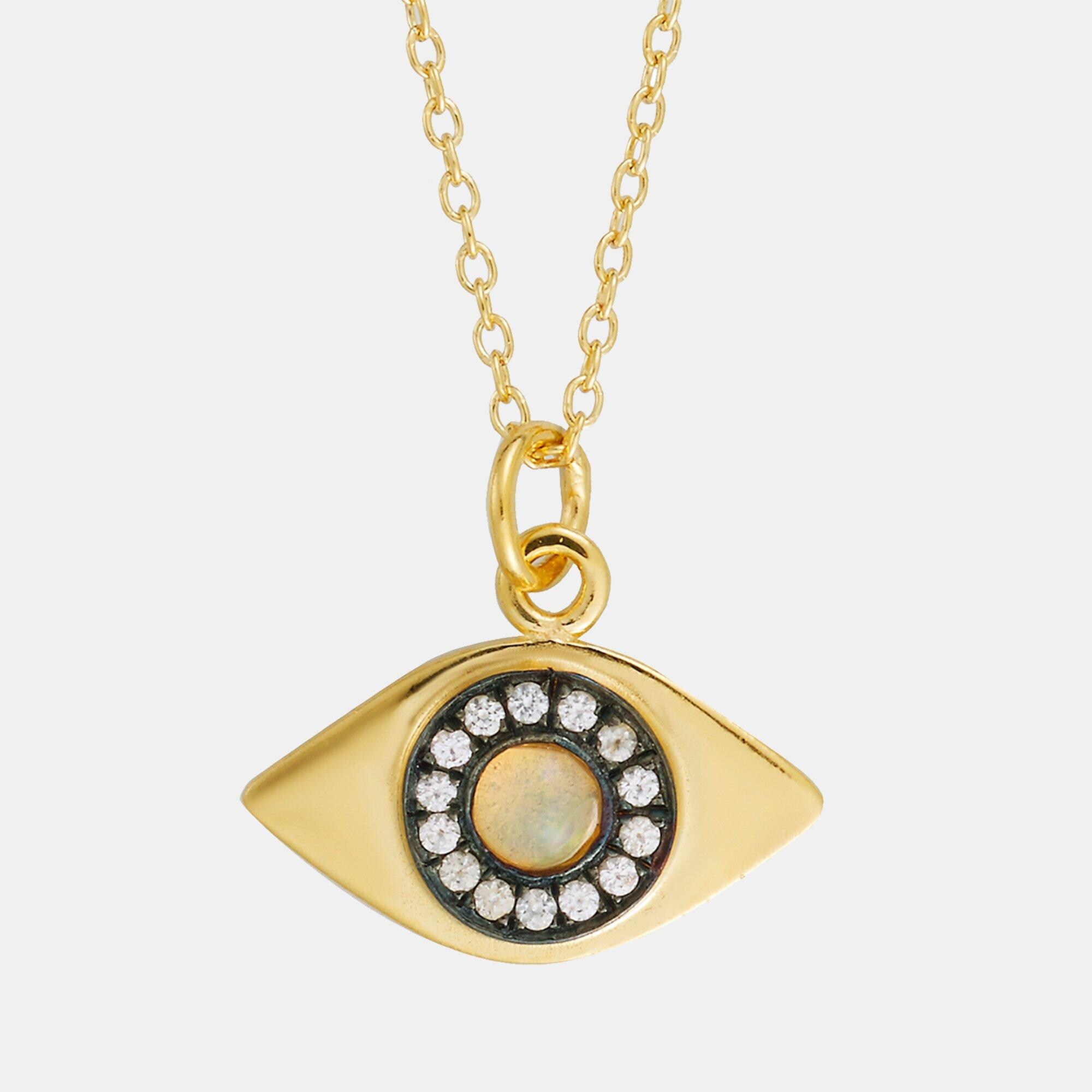 Ileana Makri Eye Sun Pendant Necklace