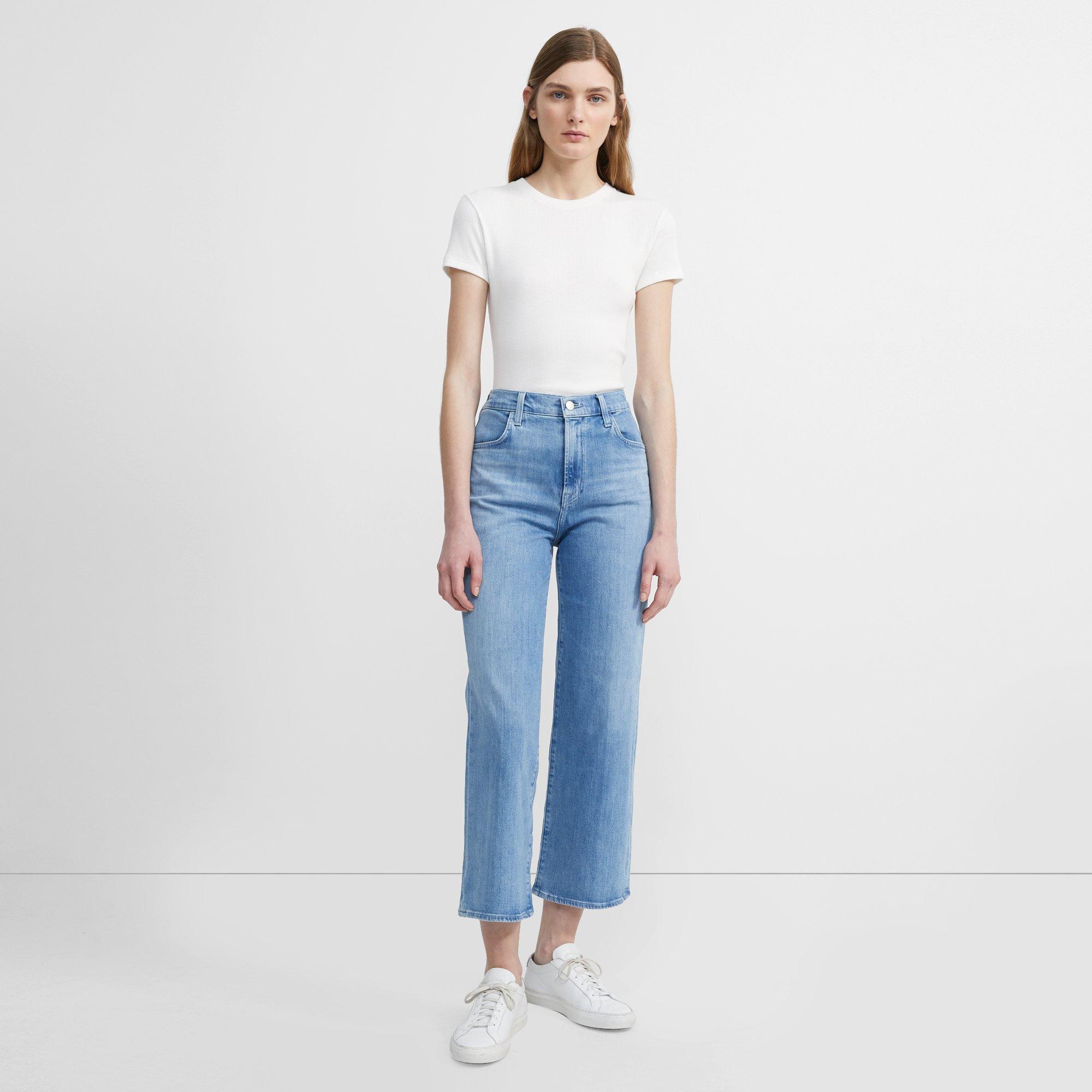 Joan high-rise straight-leg jeans