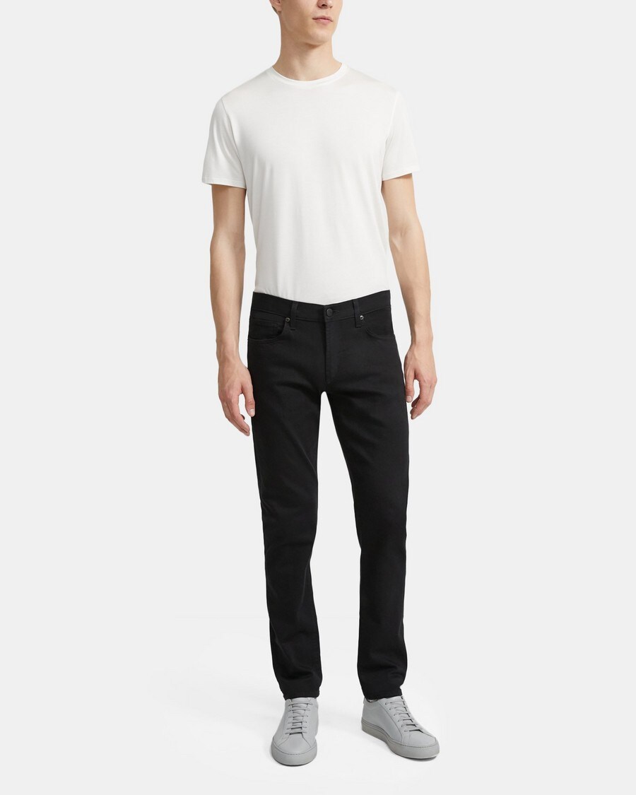 J Brand Tyler Straight Fit Jean in Seriously Black