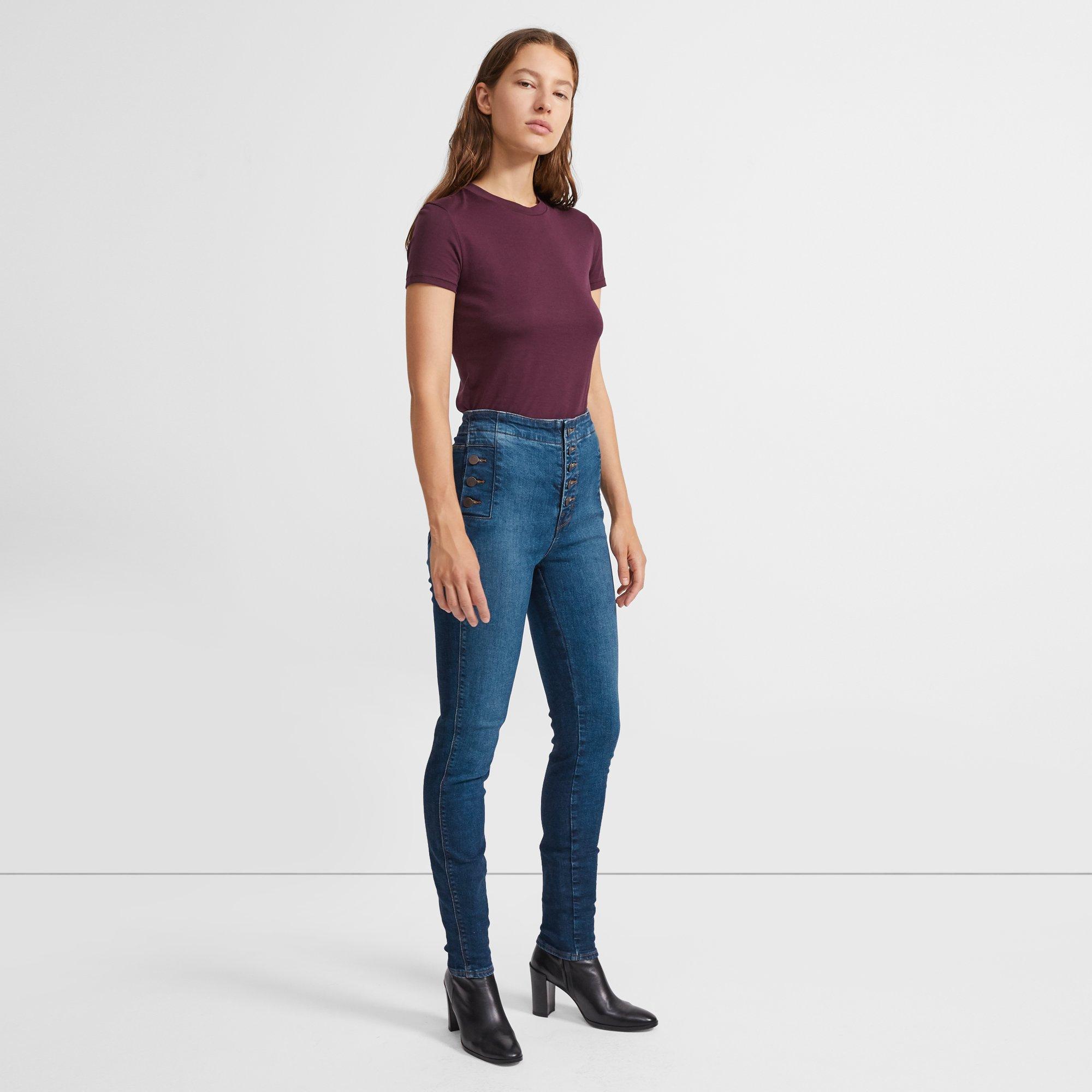 levi's sky high skinny