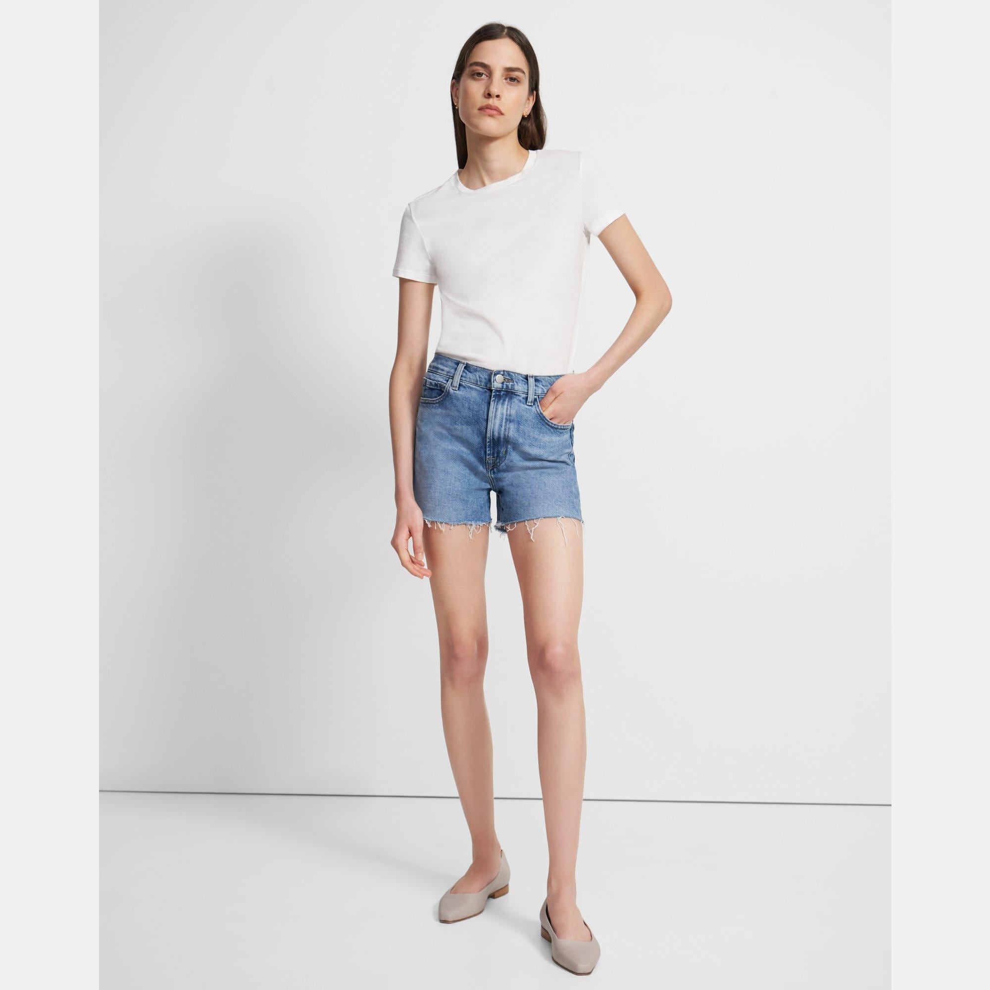 J Brand Jules High-Rise Jean Short in Comfort Stretch