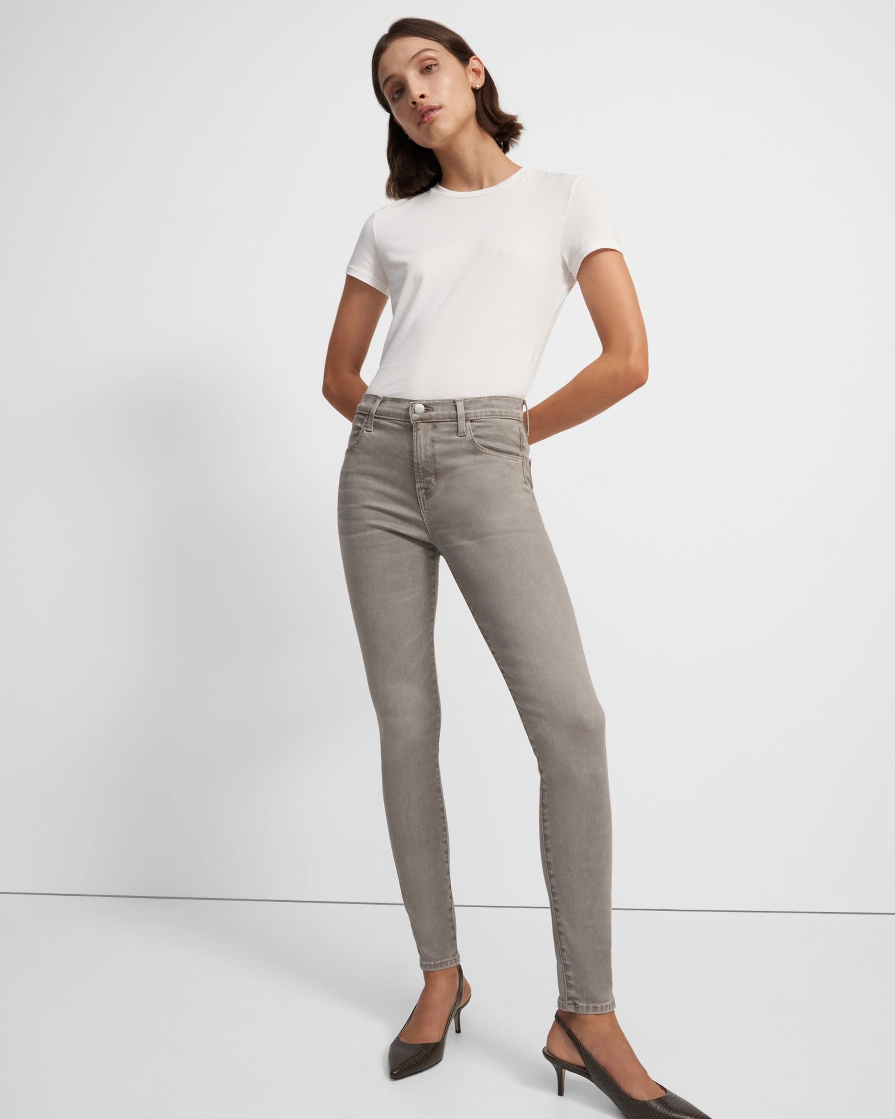 J Brand Jeans Womens Maria High Rise Skinny in Nightbird 