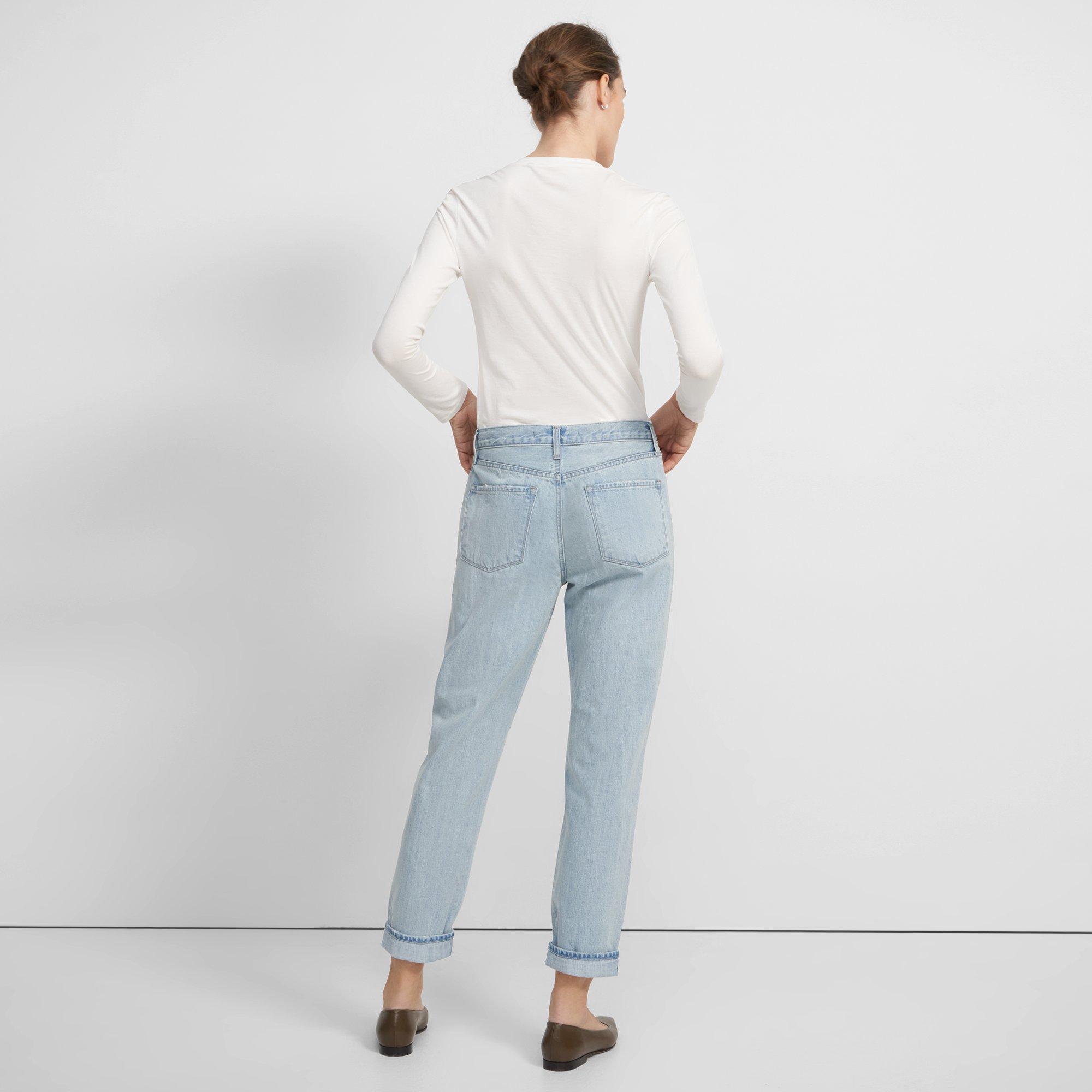 J Brand Tate Boy-Fit Jean in Denim