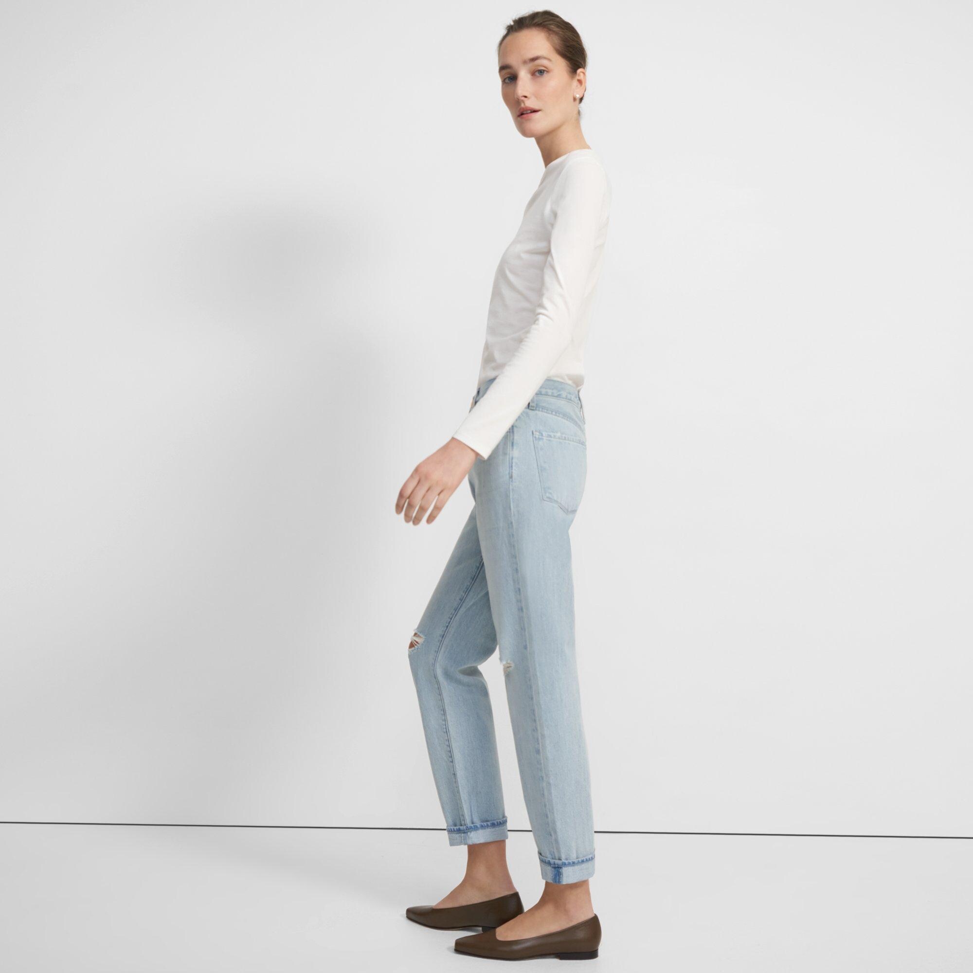 J Brand Tate Boy-Fit Jean in Denim