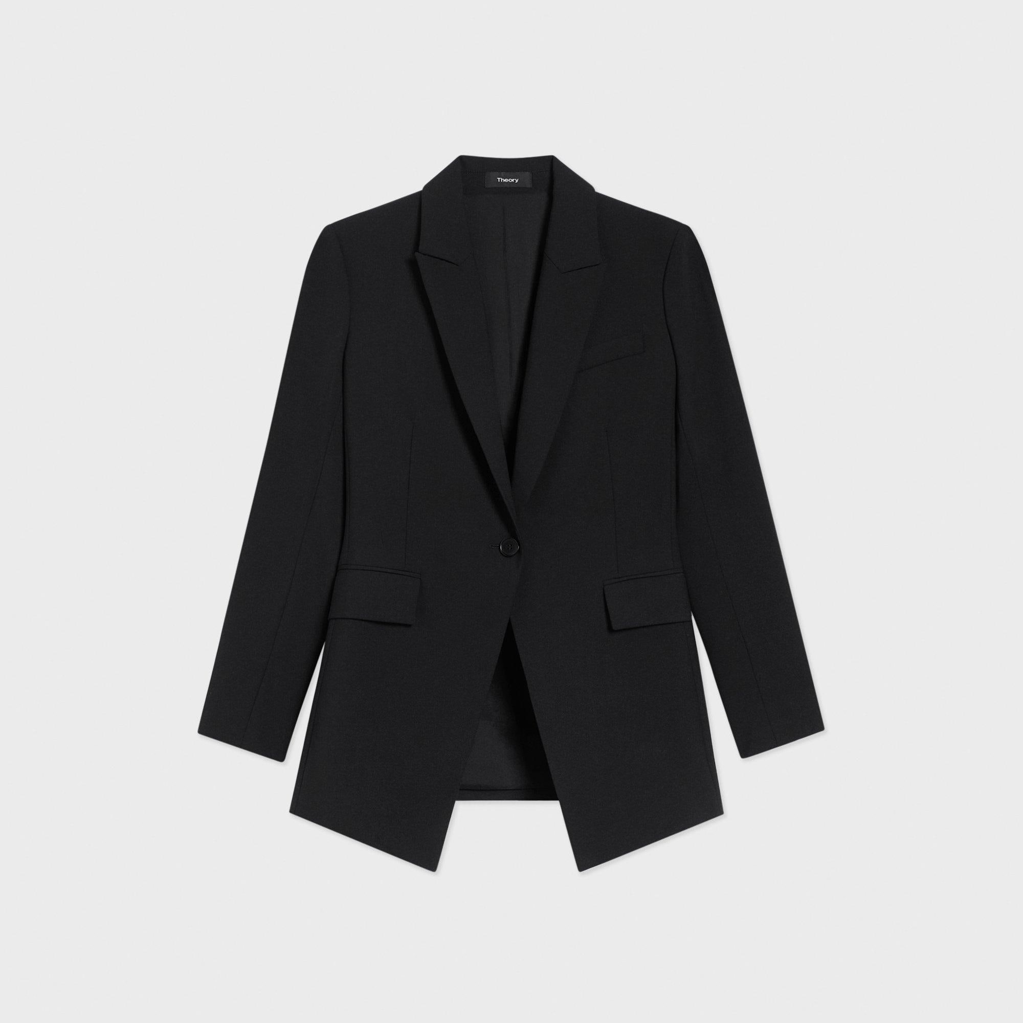 Black Good Wool Etiennette Blazer