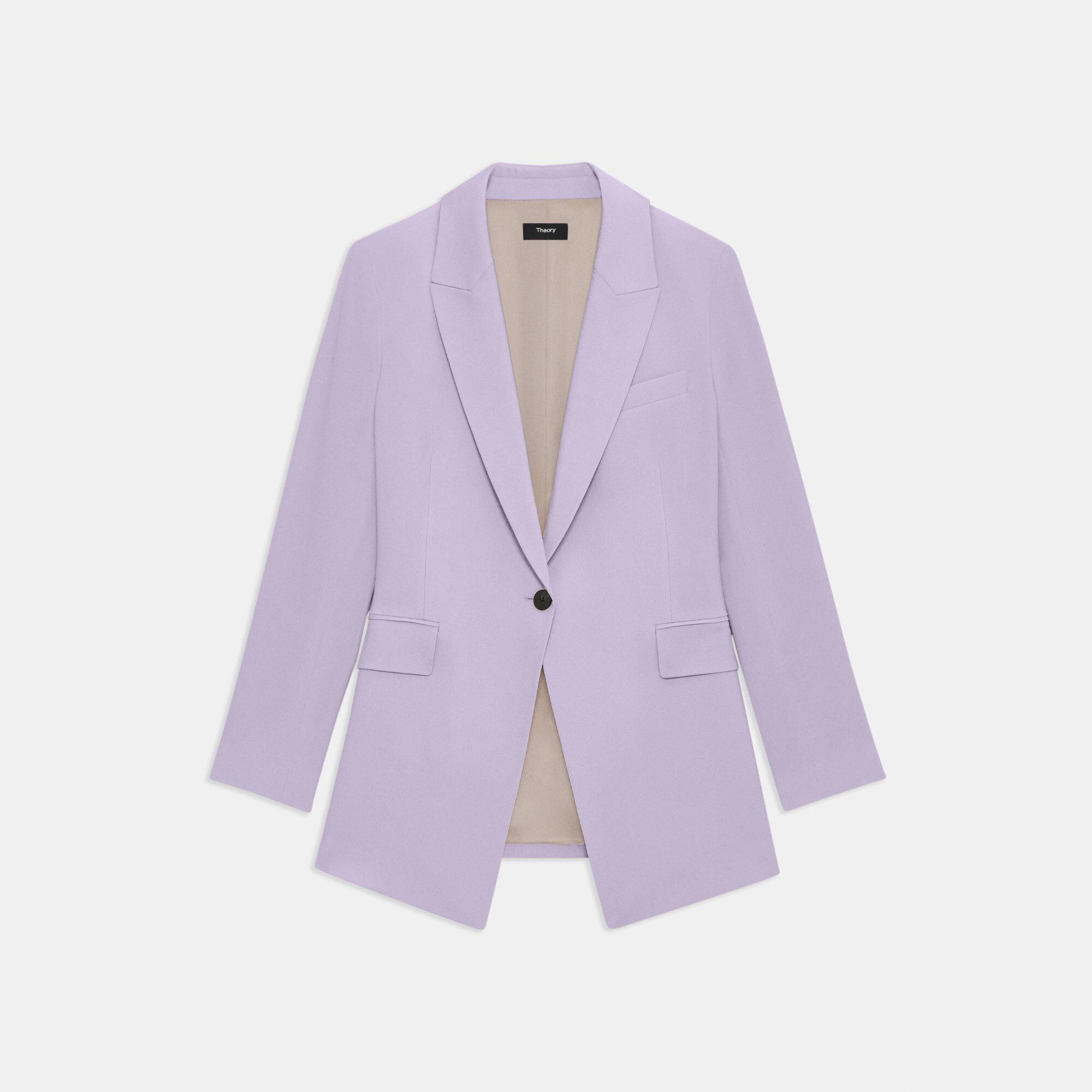 Classic Shetland Blazer - Mélange LILAC