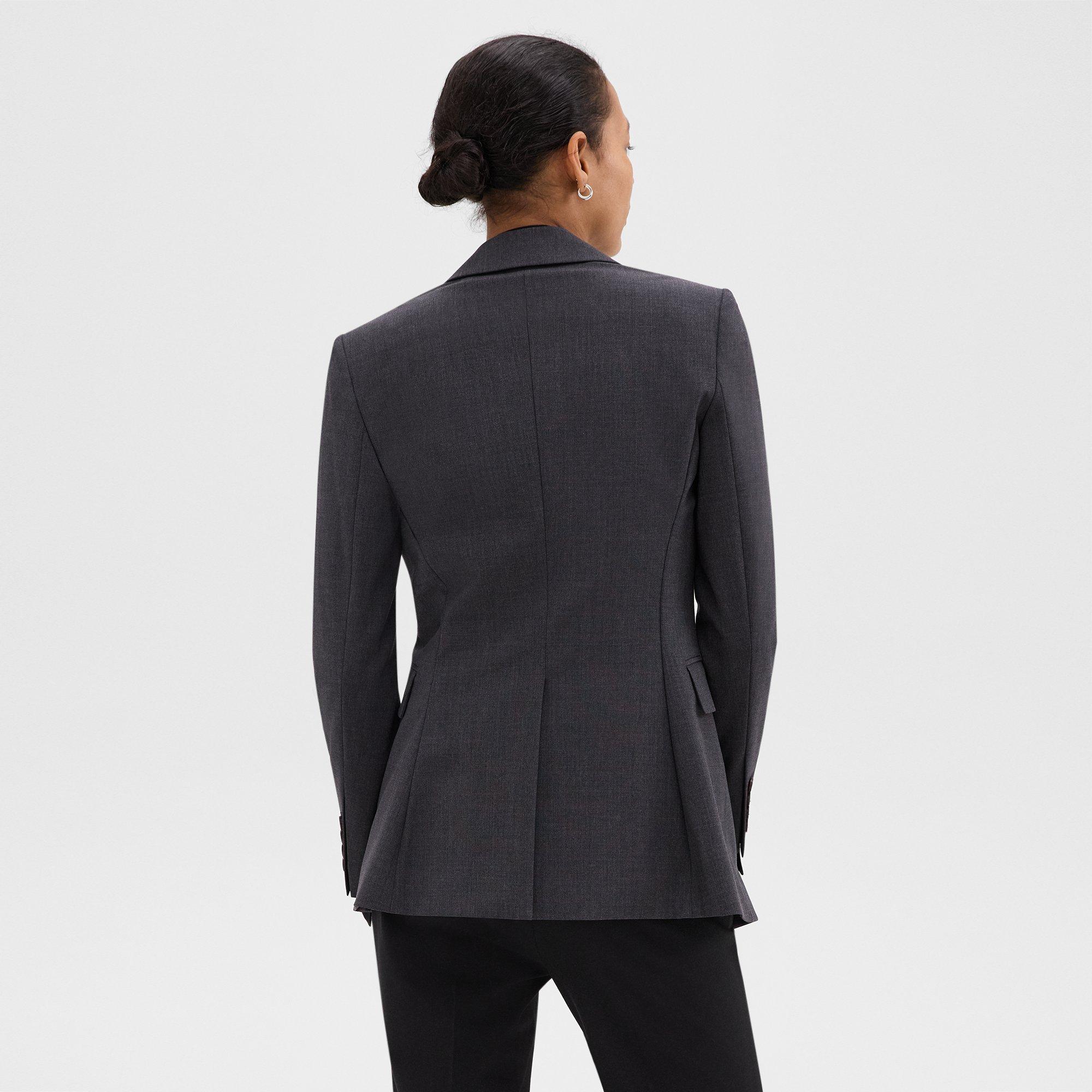 Black Good Wool Etiennette Blazer