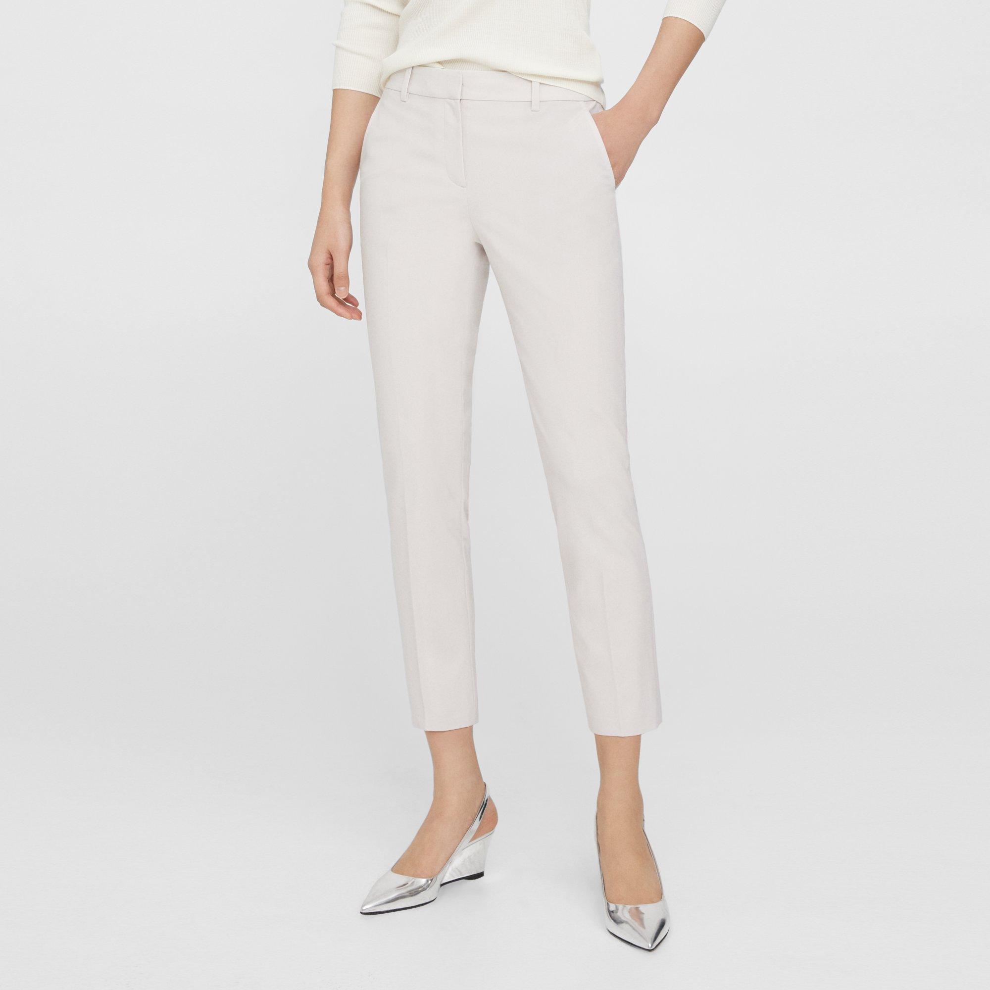 Beige Good Wool Treeca Pant | Theory