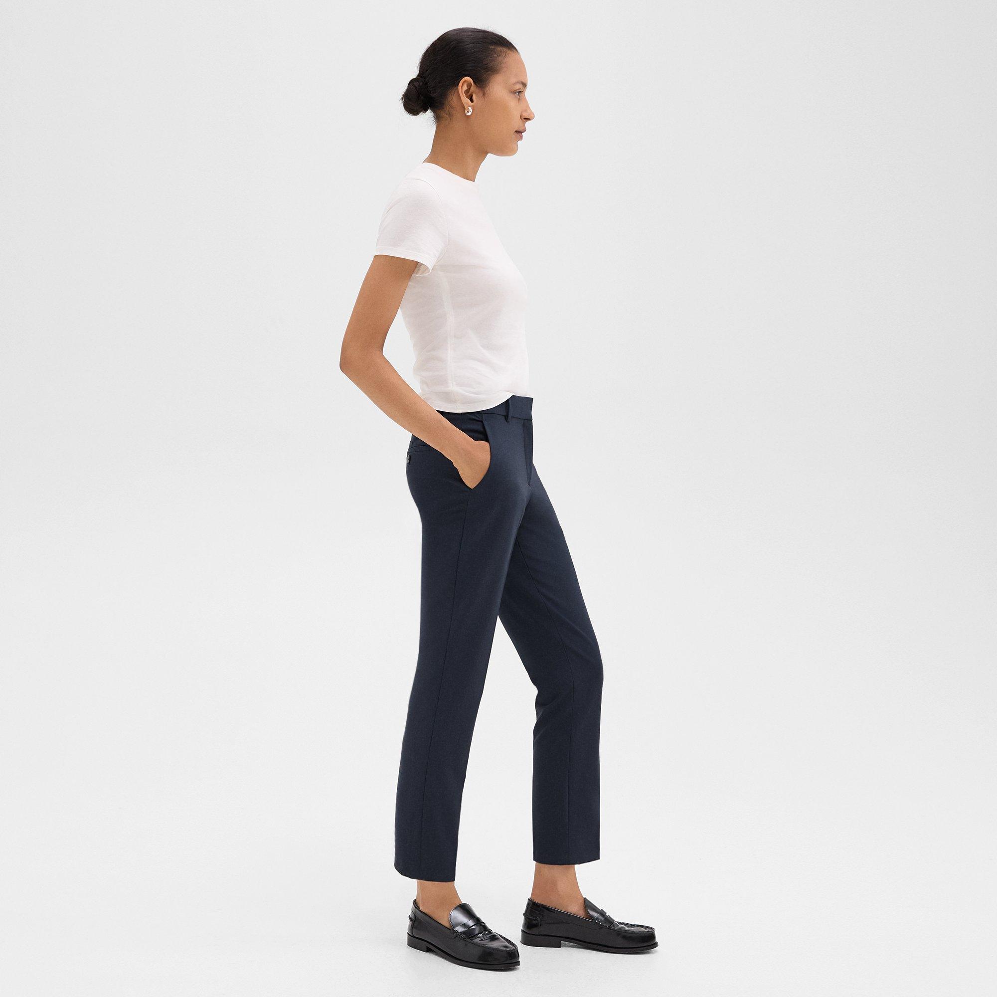 Blue Good Wool Treeca Pant | Theory