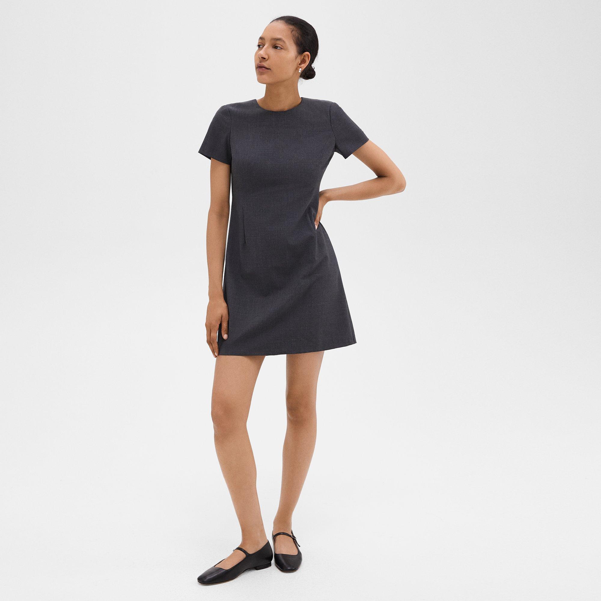 Theory Sheath Dress in Good Wool