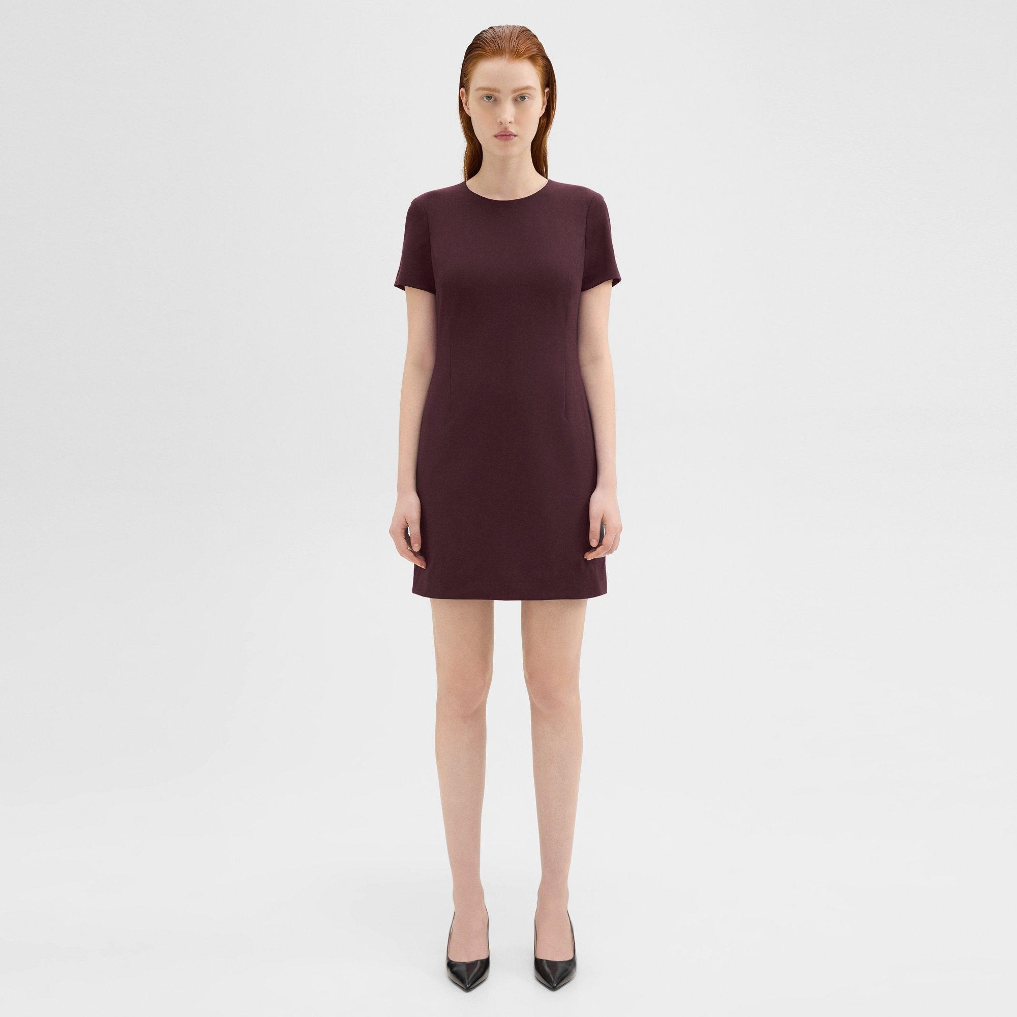 Theory Sheath Dress in Good Wool