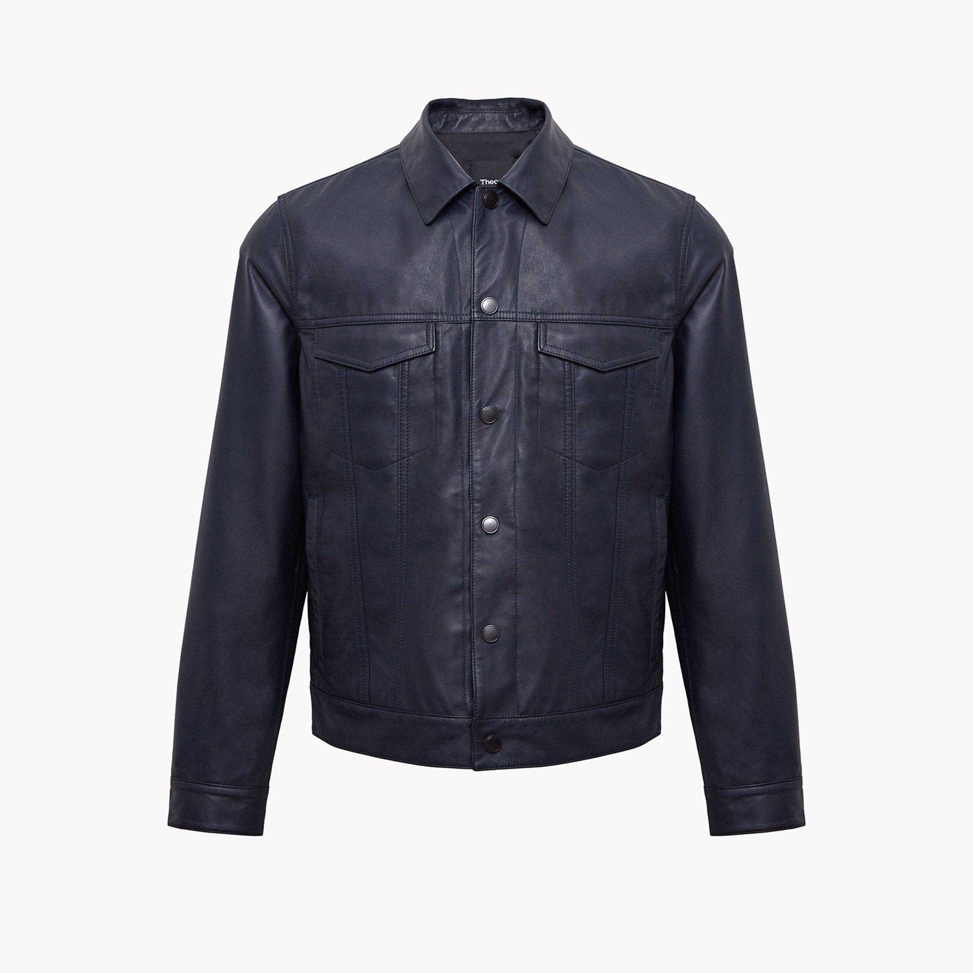 Leather Utility Jacket