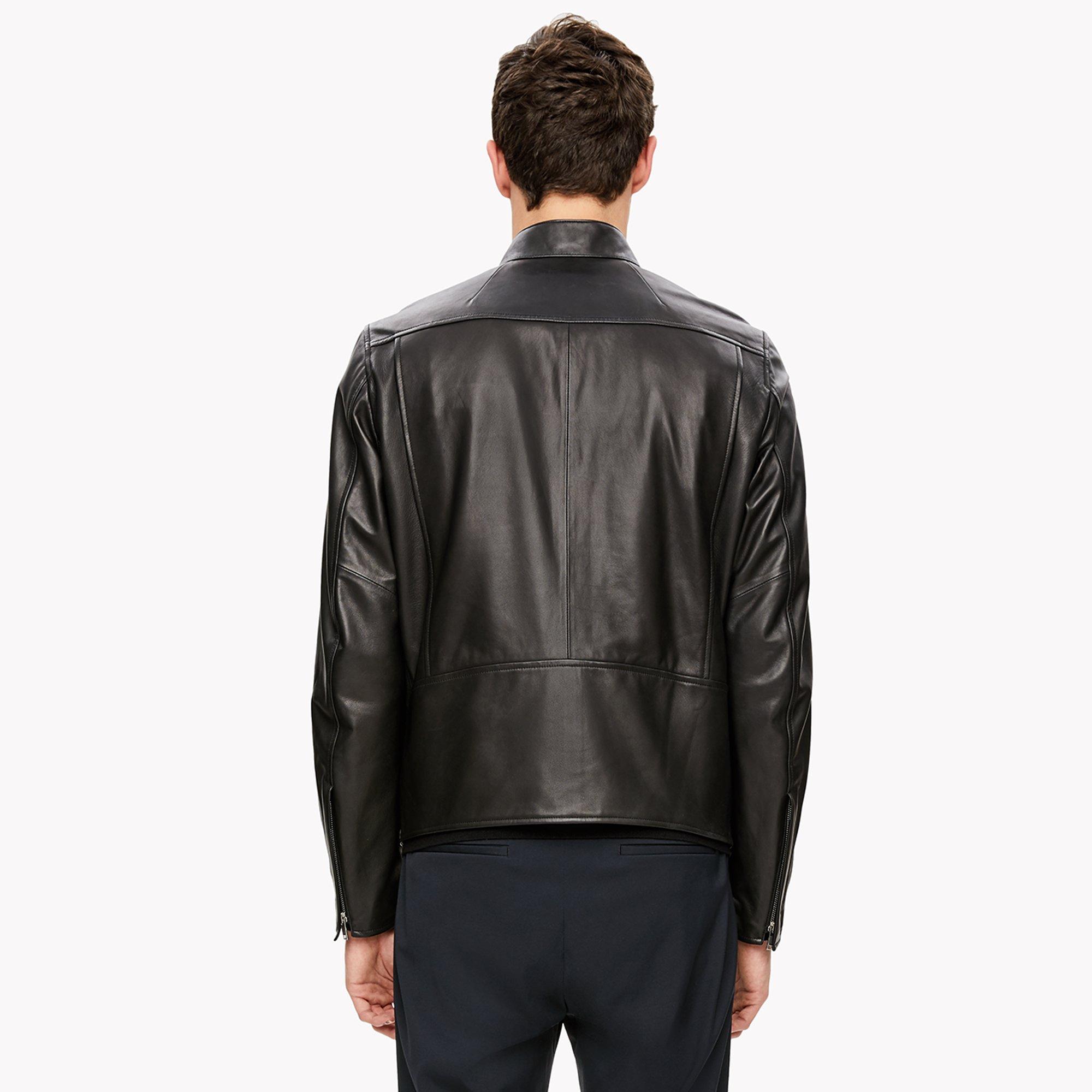 Theory Official Site | Leather Moto Jacket