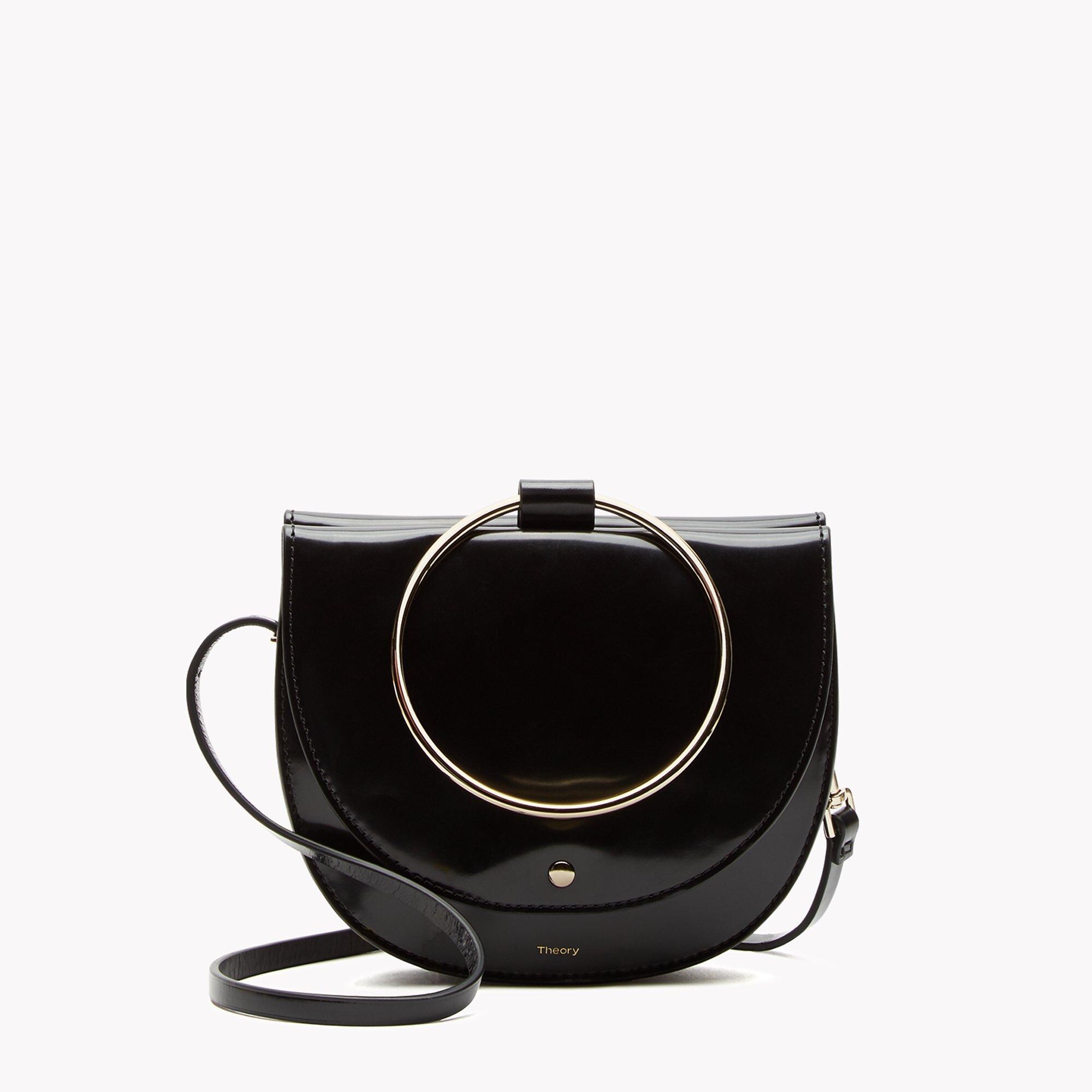 Whitney Hoop Bag in Shiny Leather