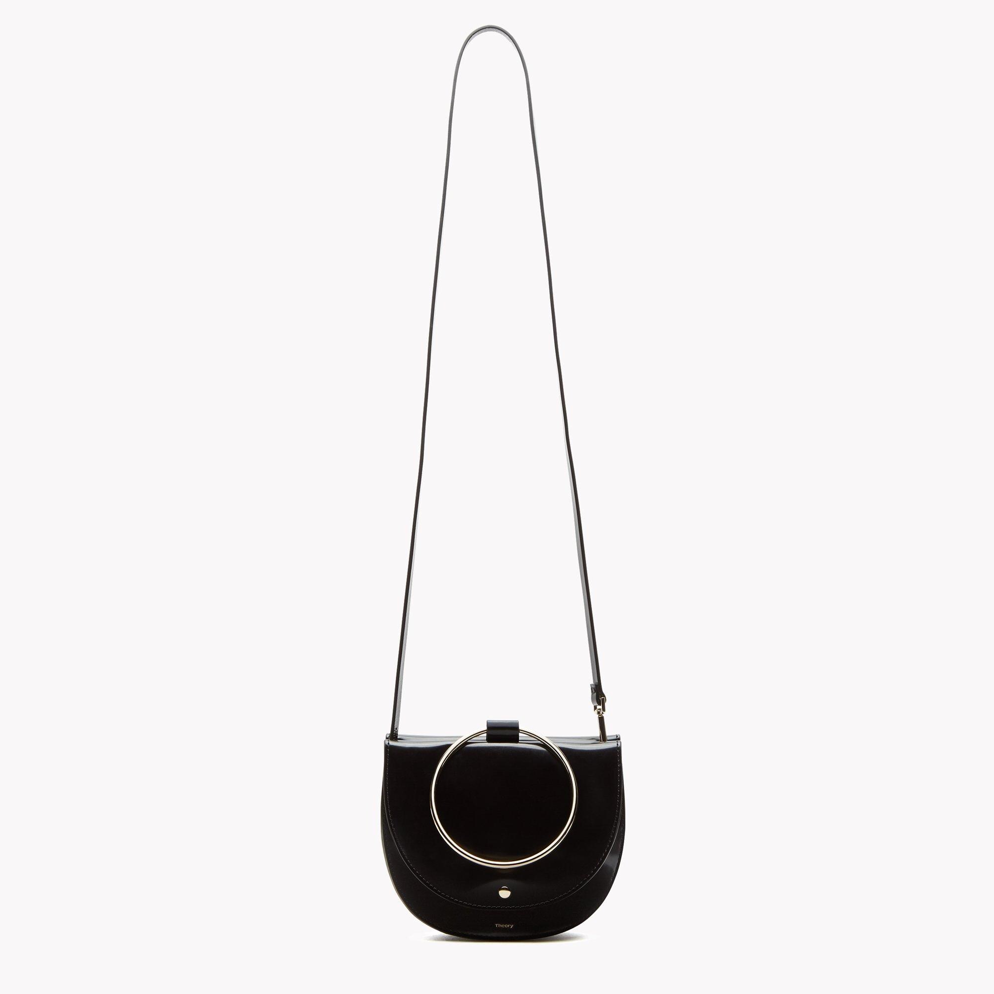 Whitney Hoop Bag in Shiny Leather