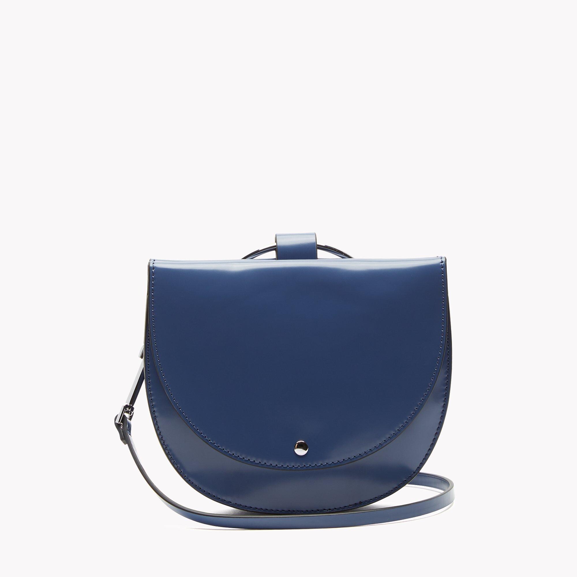 Whitney Hoop Bag in Shiny Leather