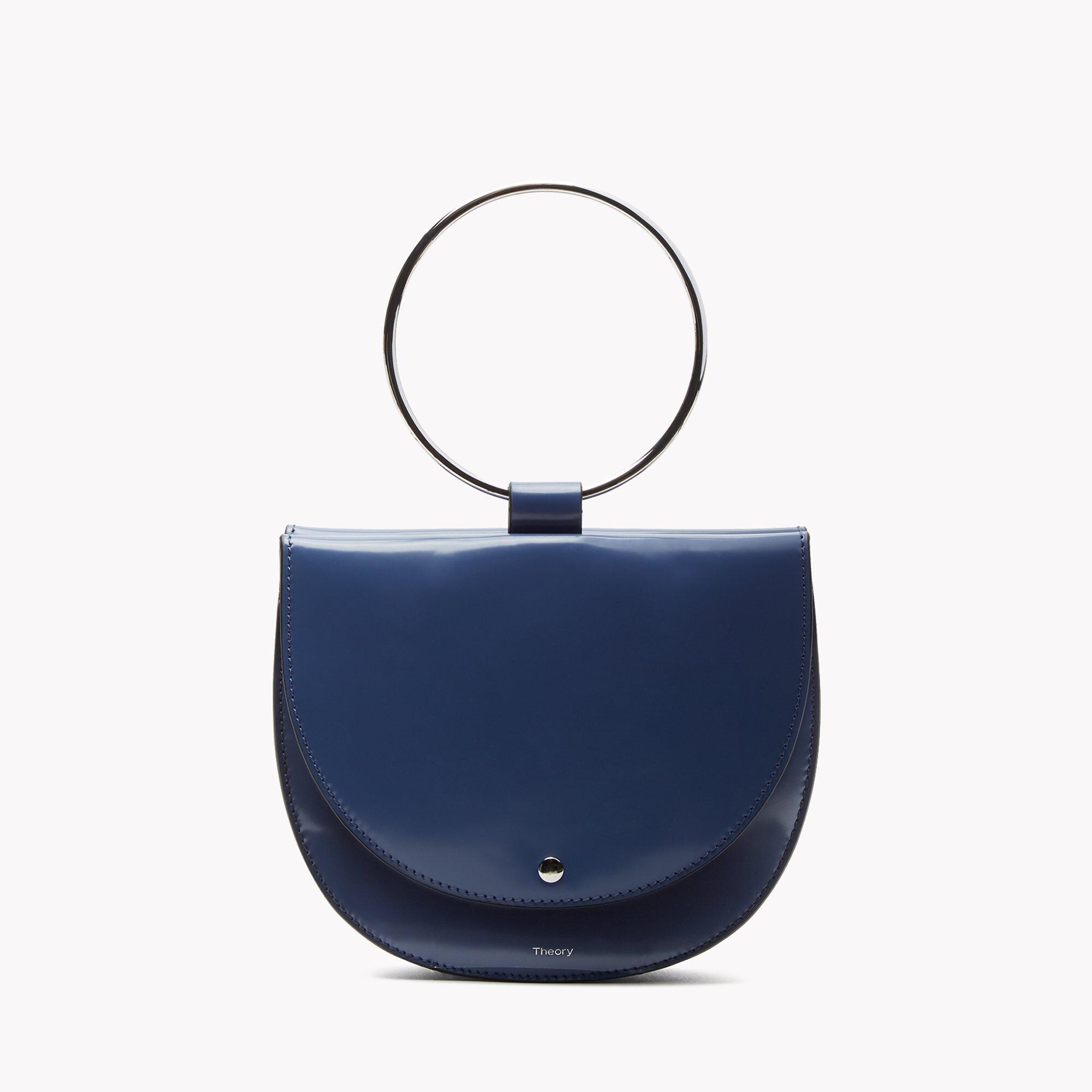 Whitney Hoop Bag in Shiny Leather