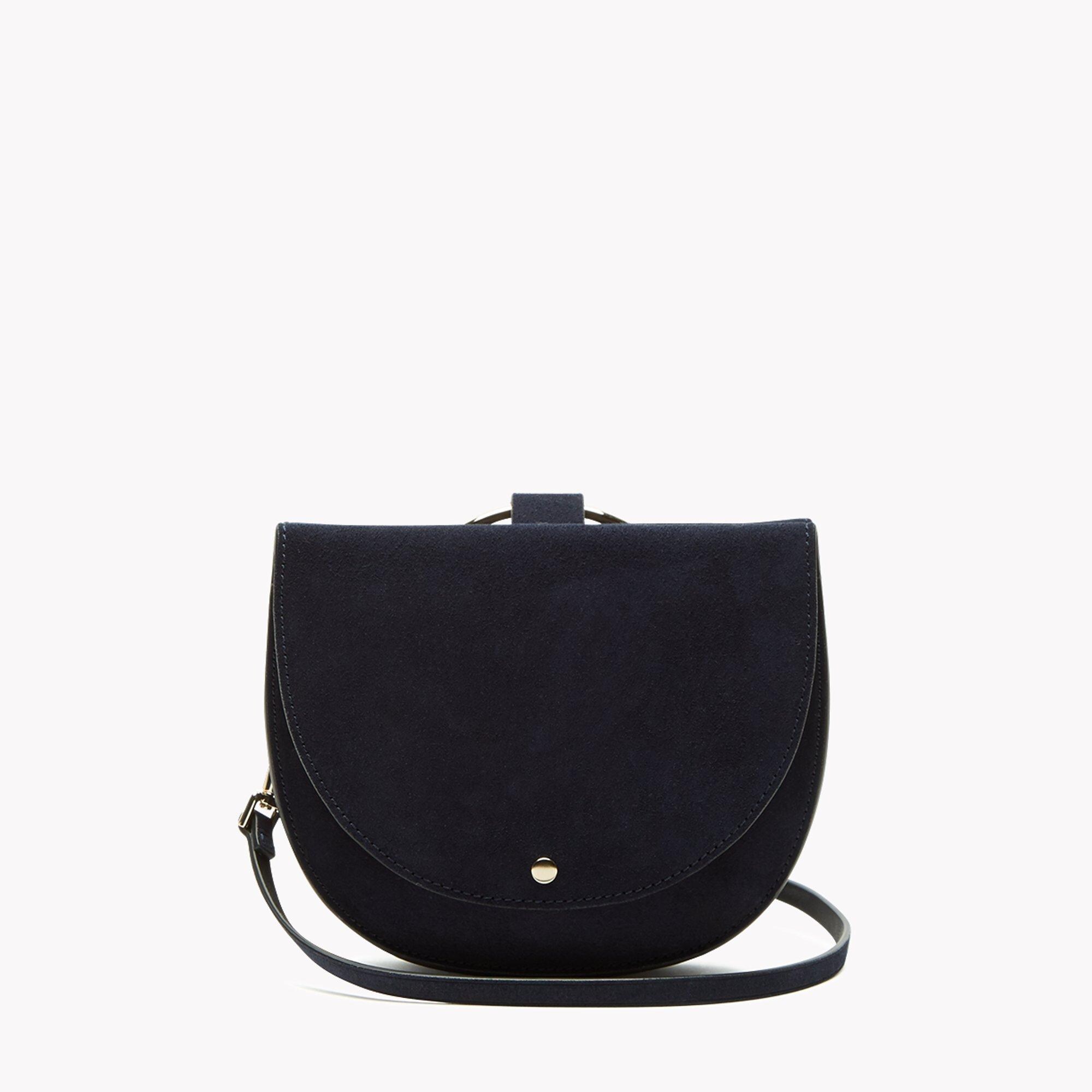 Whitney Hoop Bag in Luxe Suede