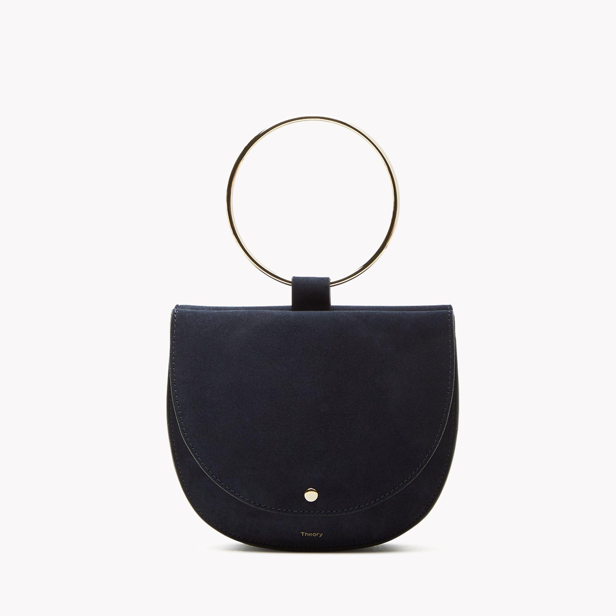 Whitney Hoop Bag in Luxe Suede
