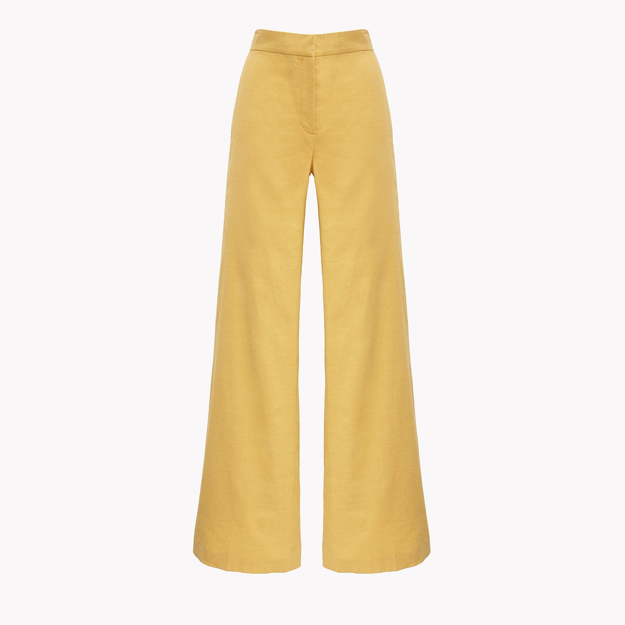 High-Waist Wide-Leg Linen Pant