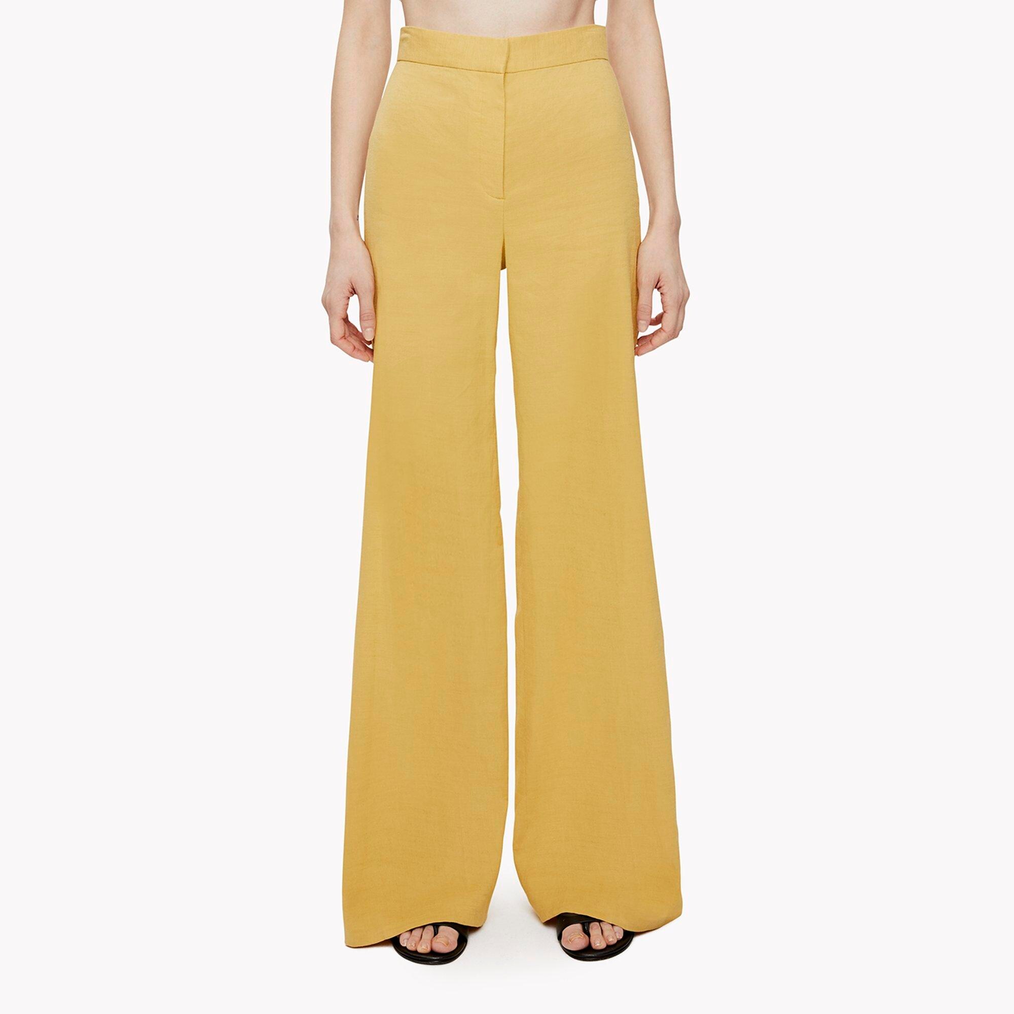 High-Waist Wide-Leg Linen Pant