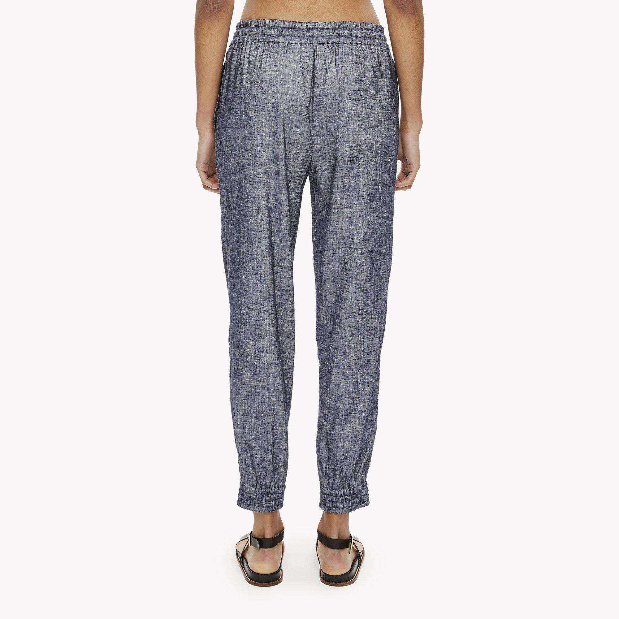 Stretch Linen Utility Pant
