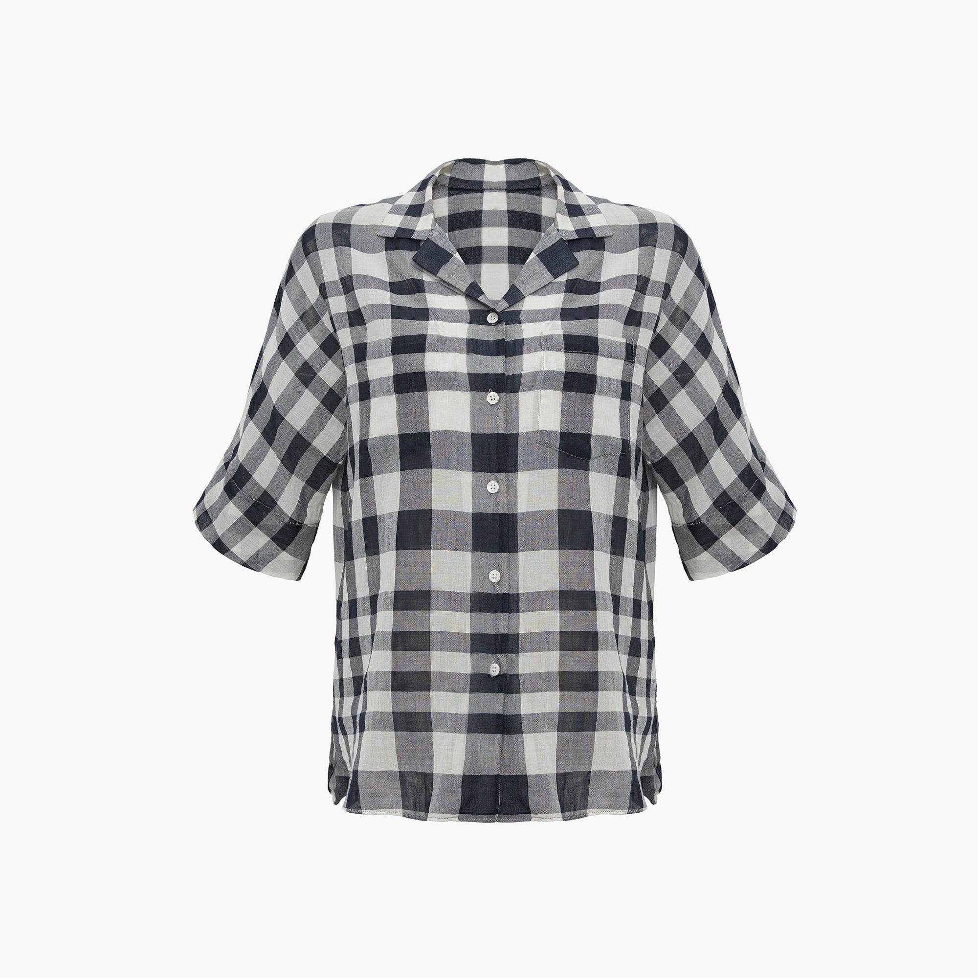 Cotton Plaid Shirt