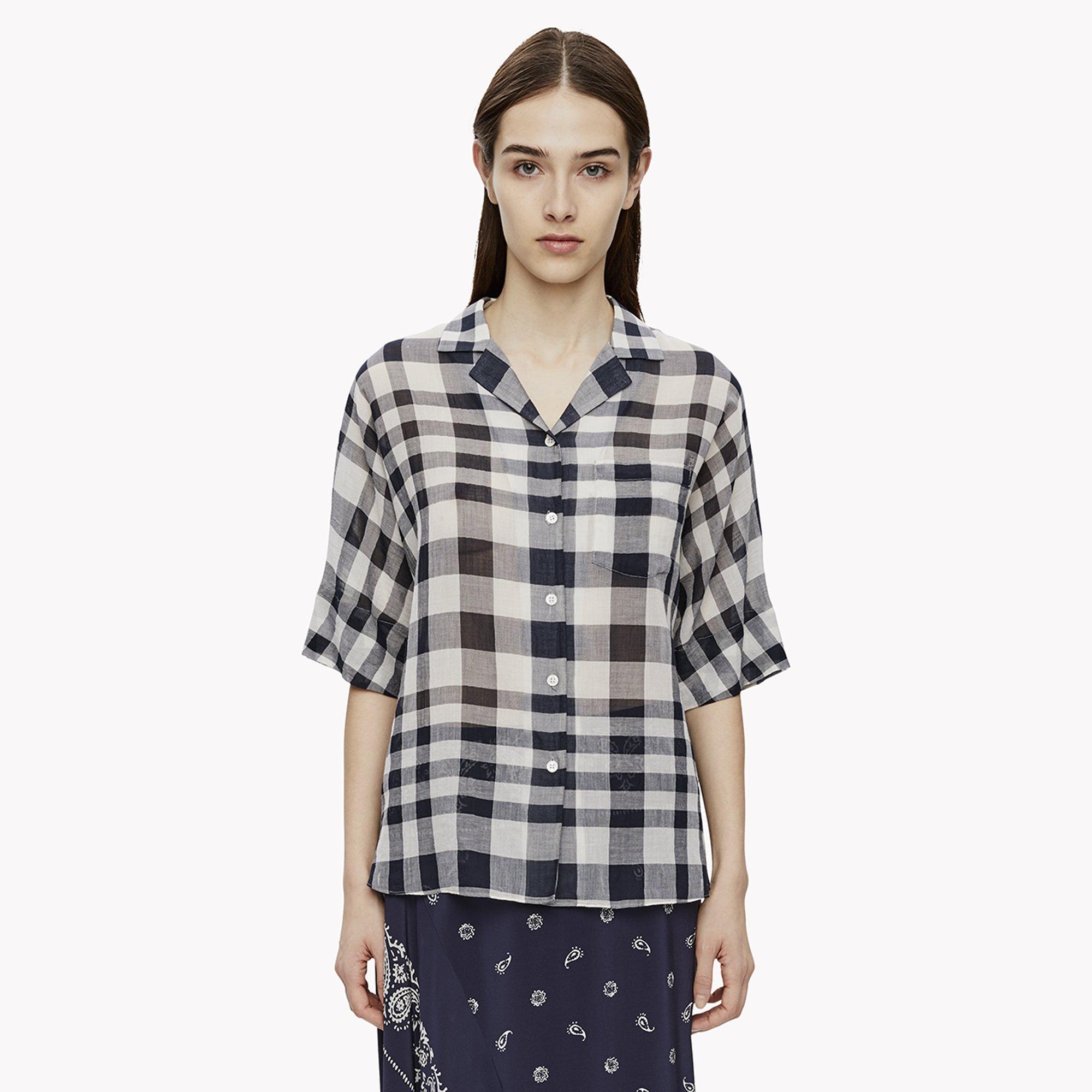 Cotton Plaid Shirt