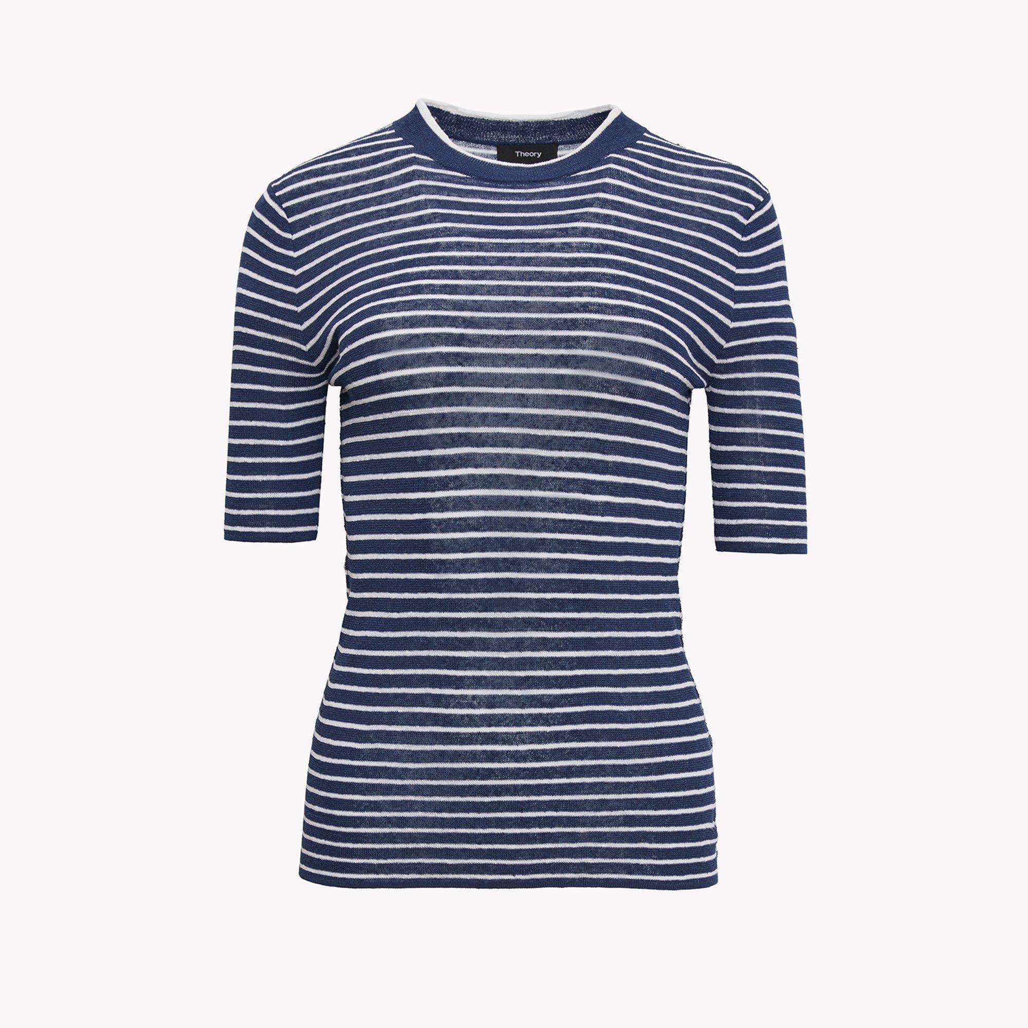 Linen Stripe Tee