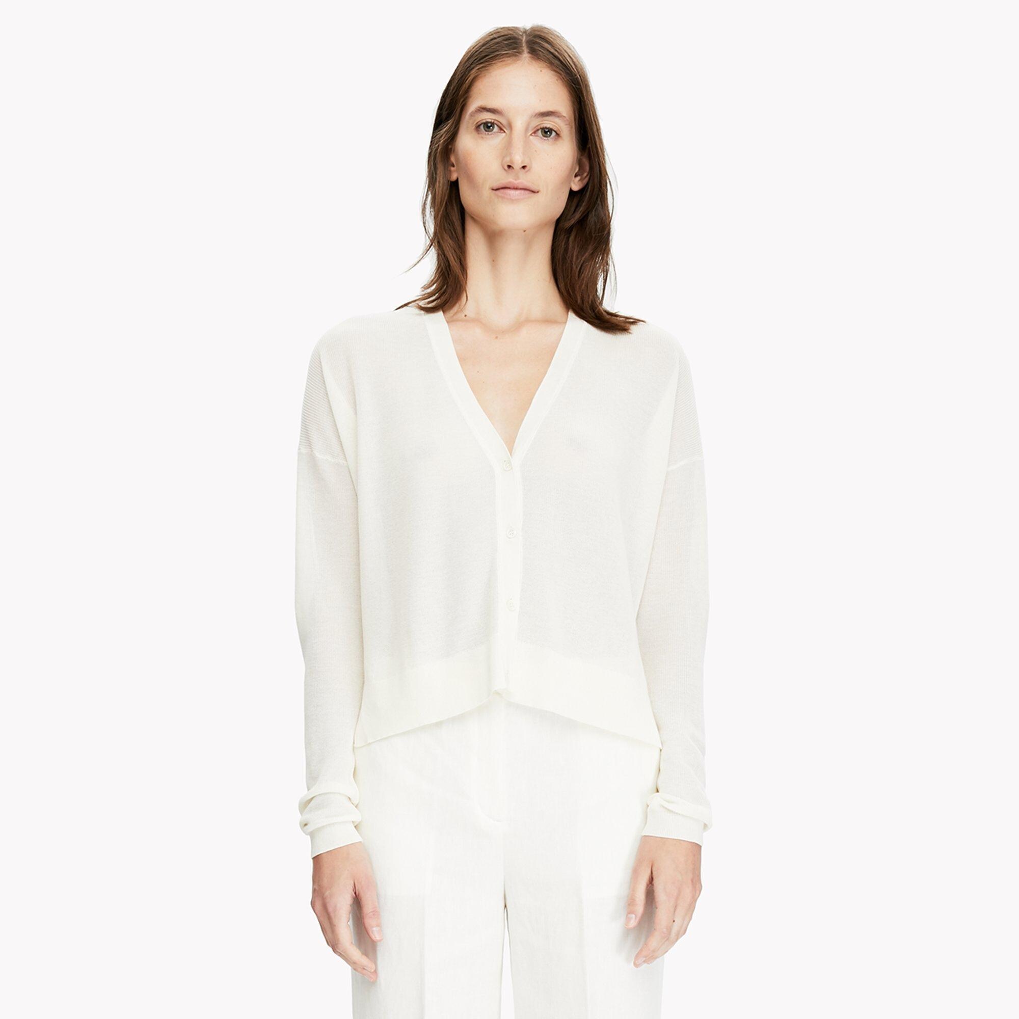 Drop-Shoulder Cardigan