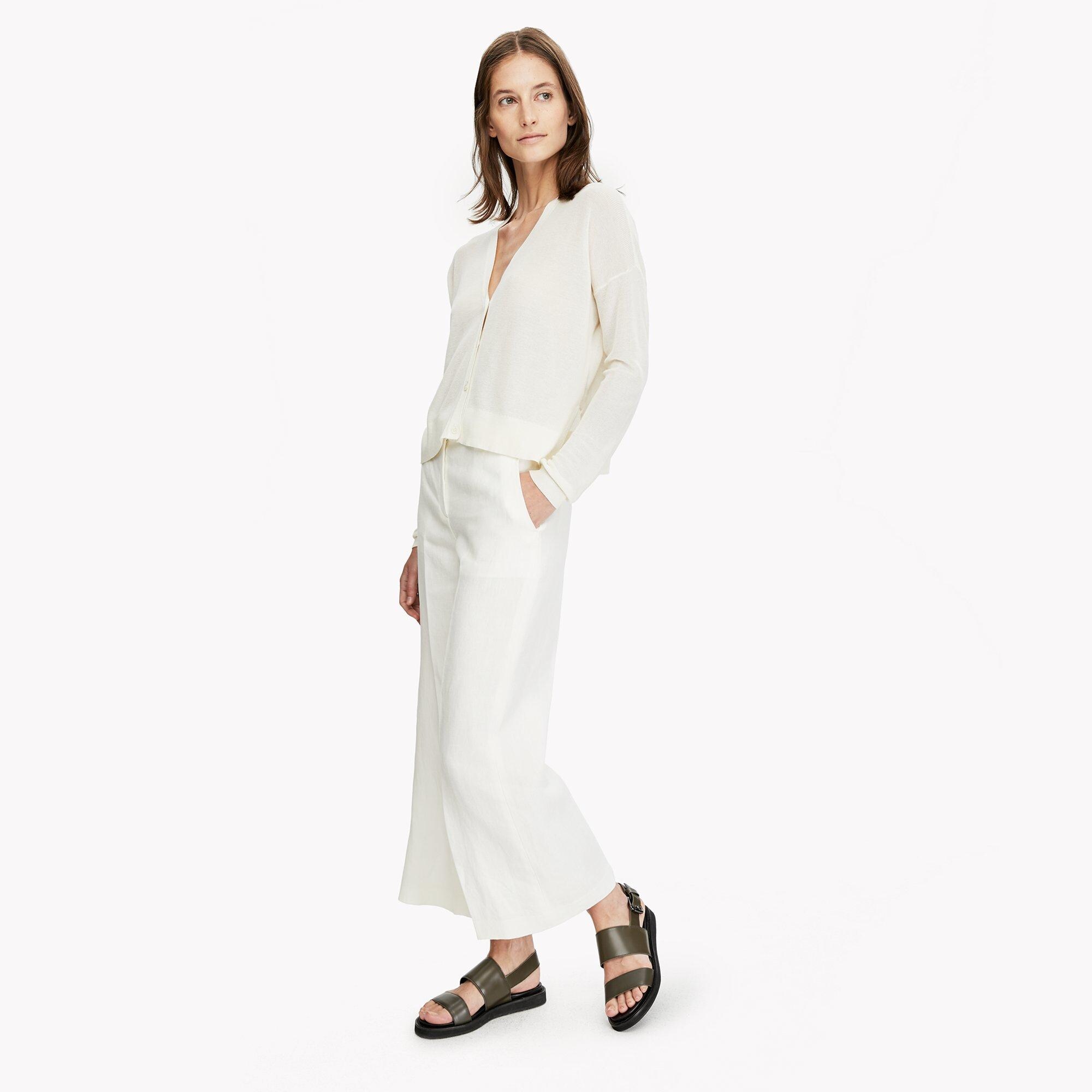 Drop-Shoulder Cardigan