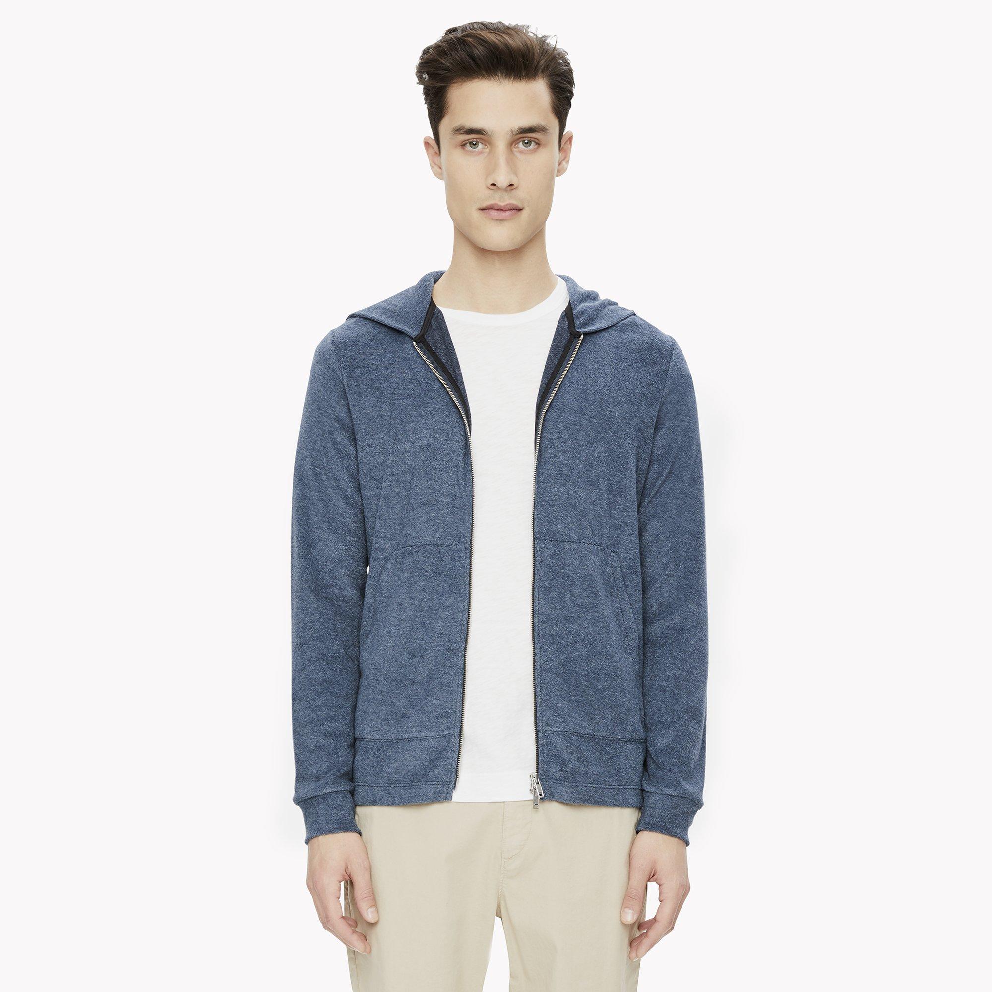 Cotton Terry Zip Hoodie
