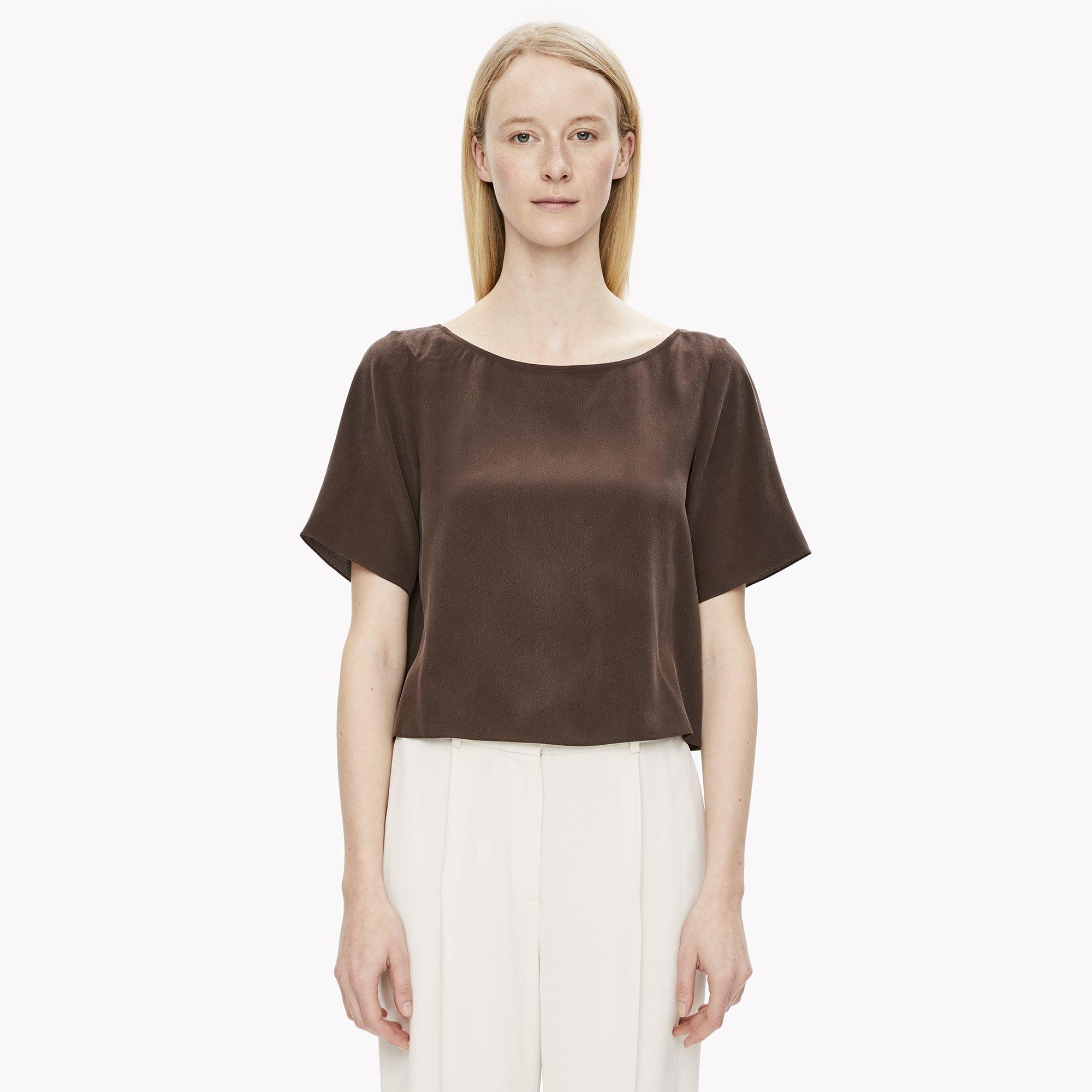 Silk Tie-Back Top